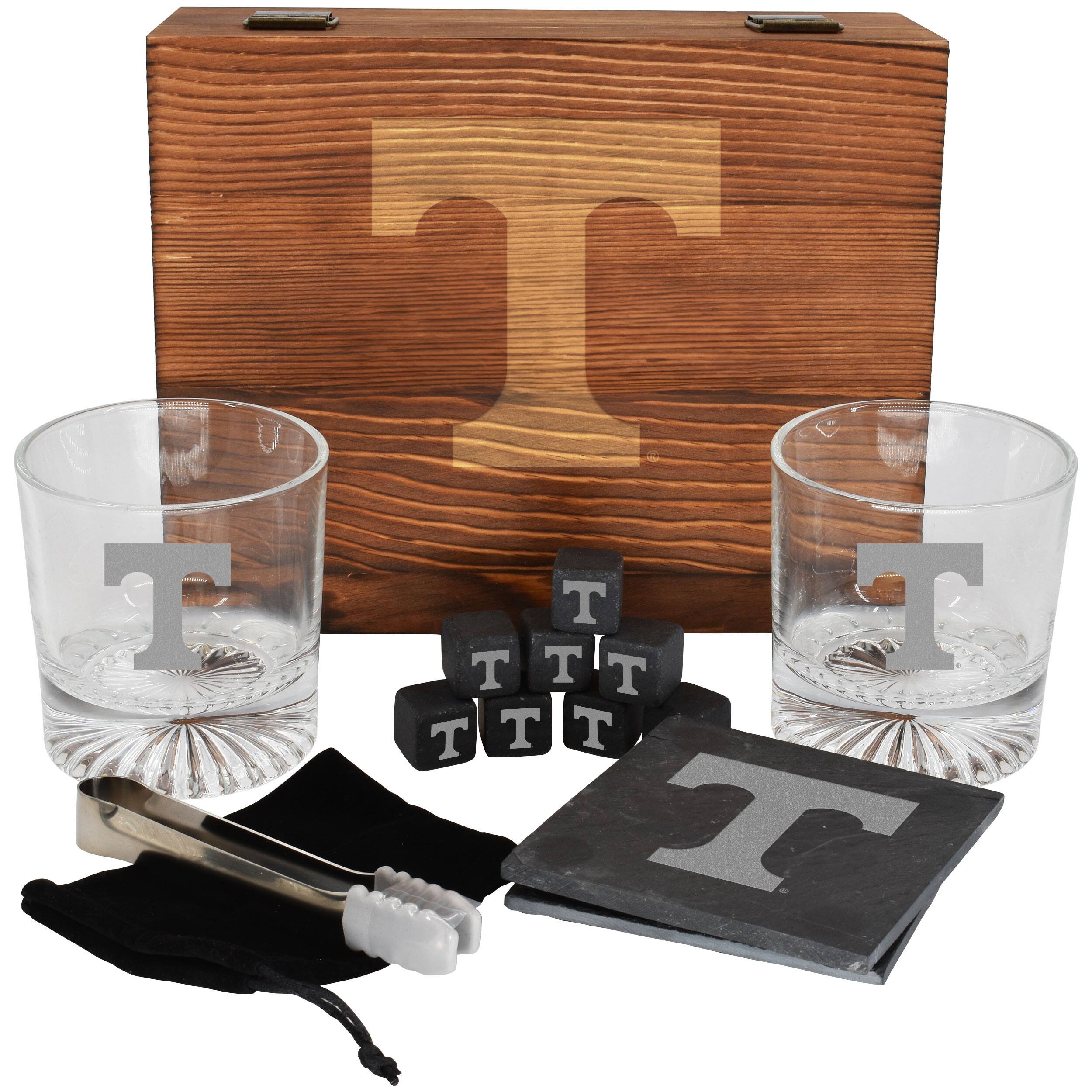 The Memory Company NCAA Boxed Drinkware Set with Coasters