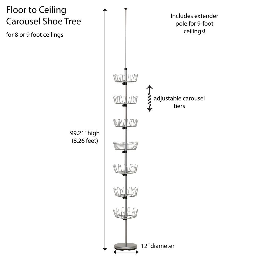 Household Essentials Floor to Ceiling Shoe Tree