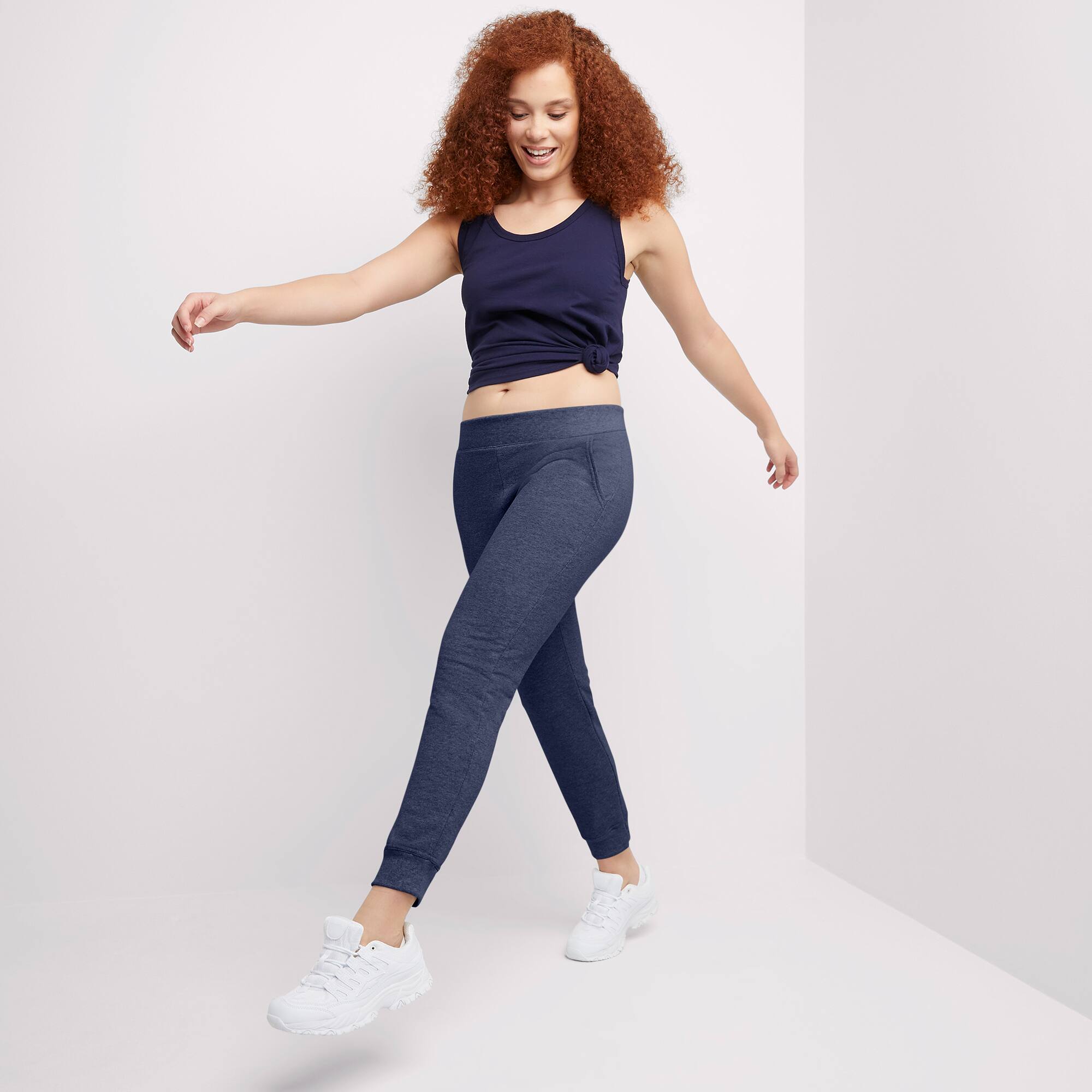 Hanes Ladies EcoSmart Jogger Sweatpant