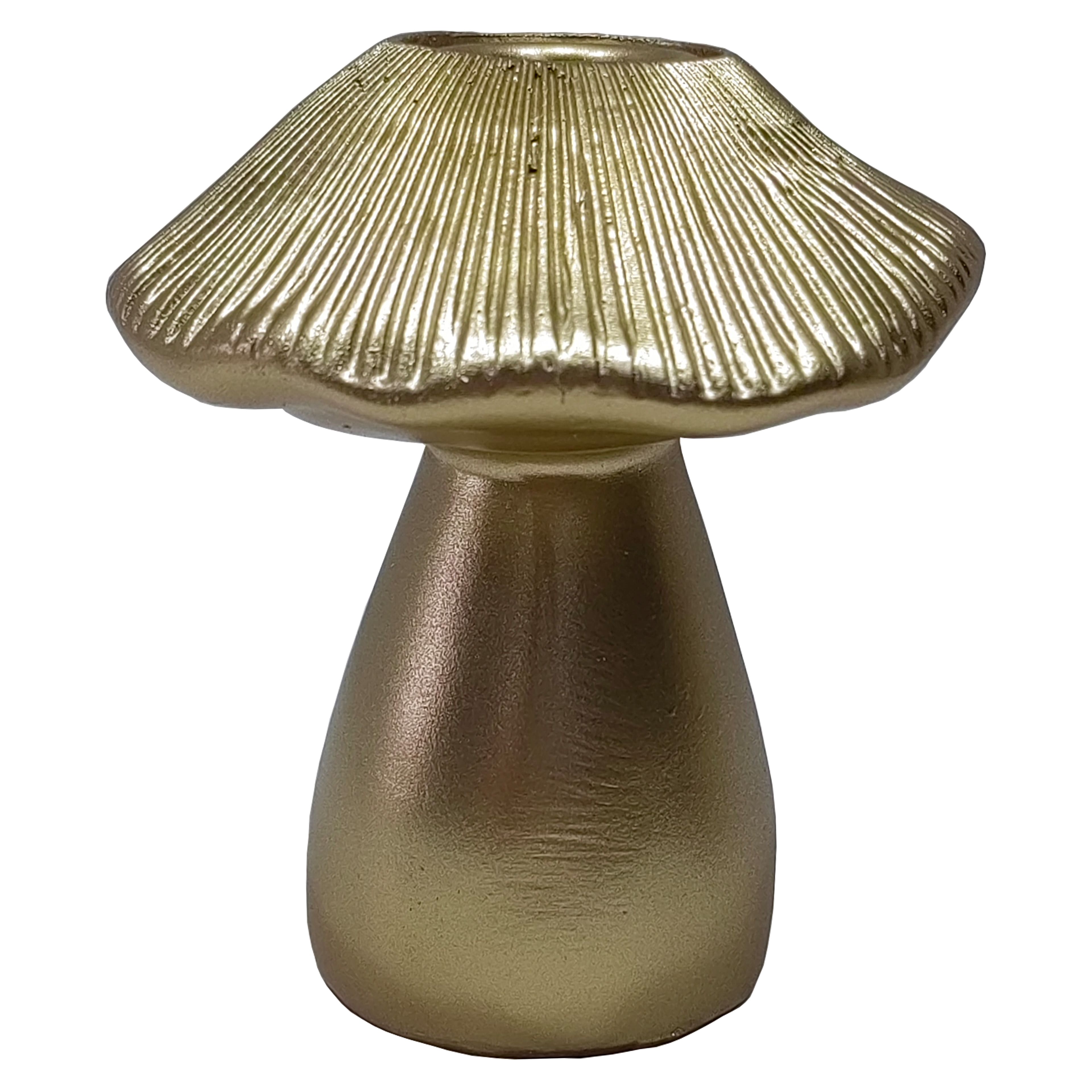 Gold Mushroom Taper Candle Holder by Ashland&#xAE;