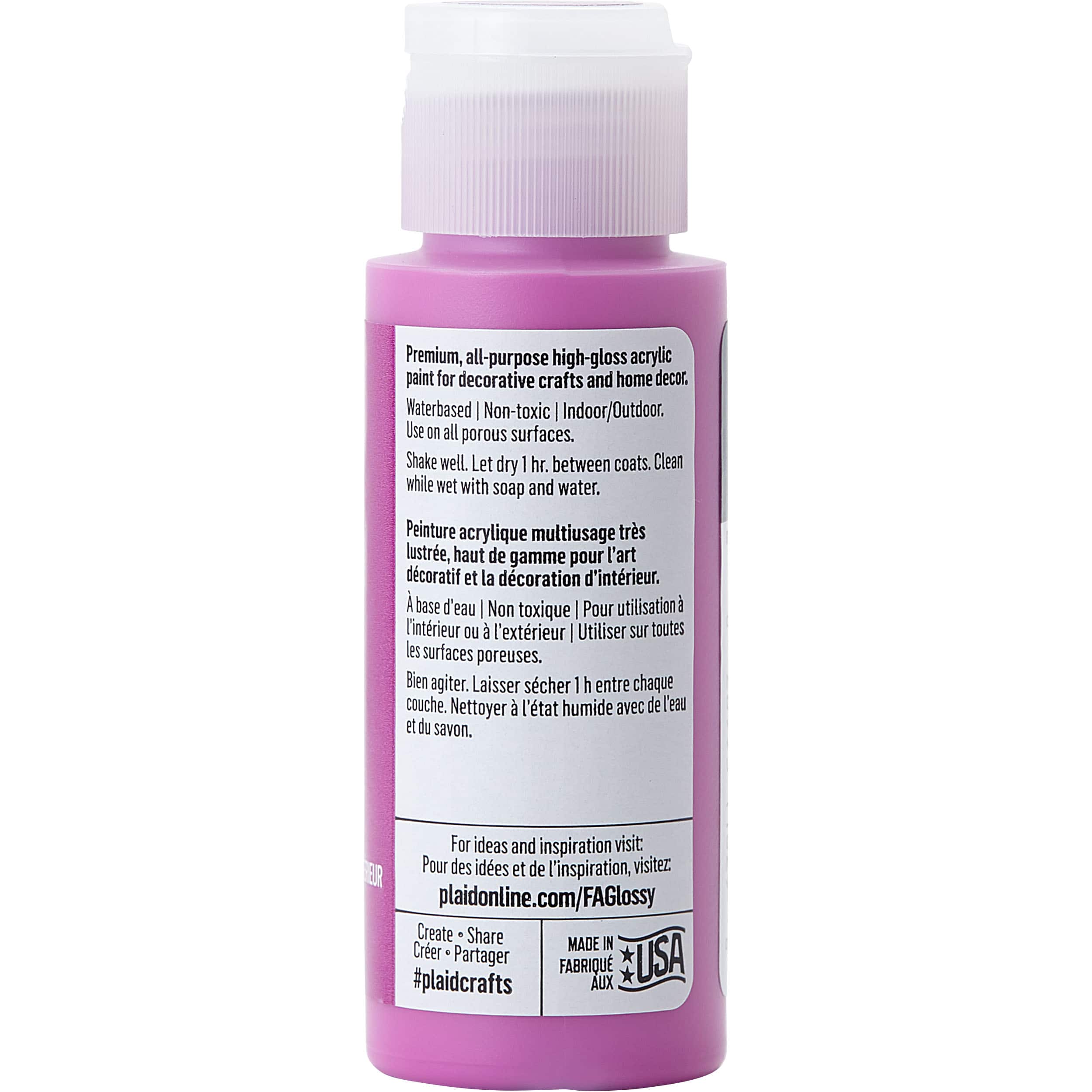 12 Pack: FolkArt® Glossy™ High-Gloss Acrylic Paint