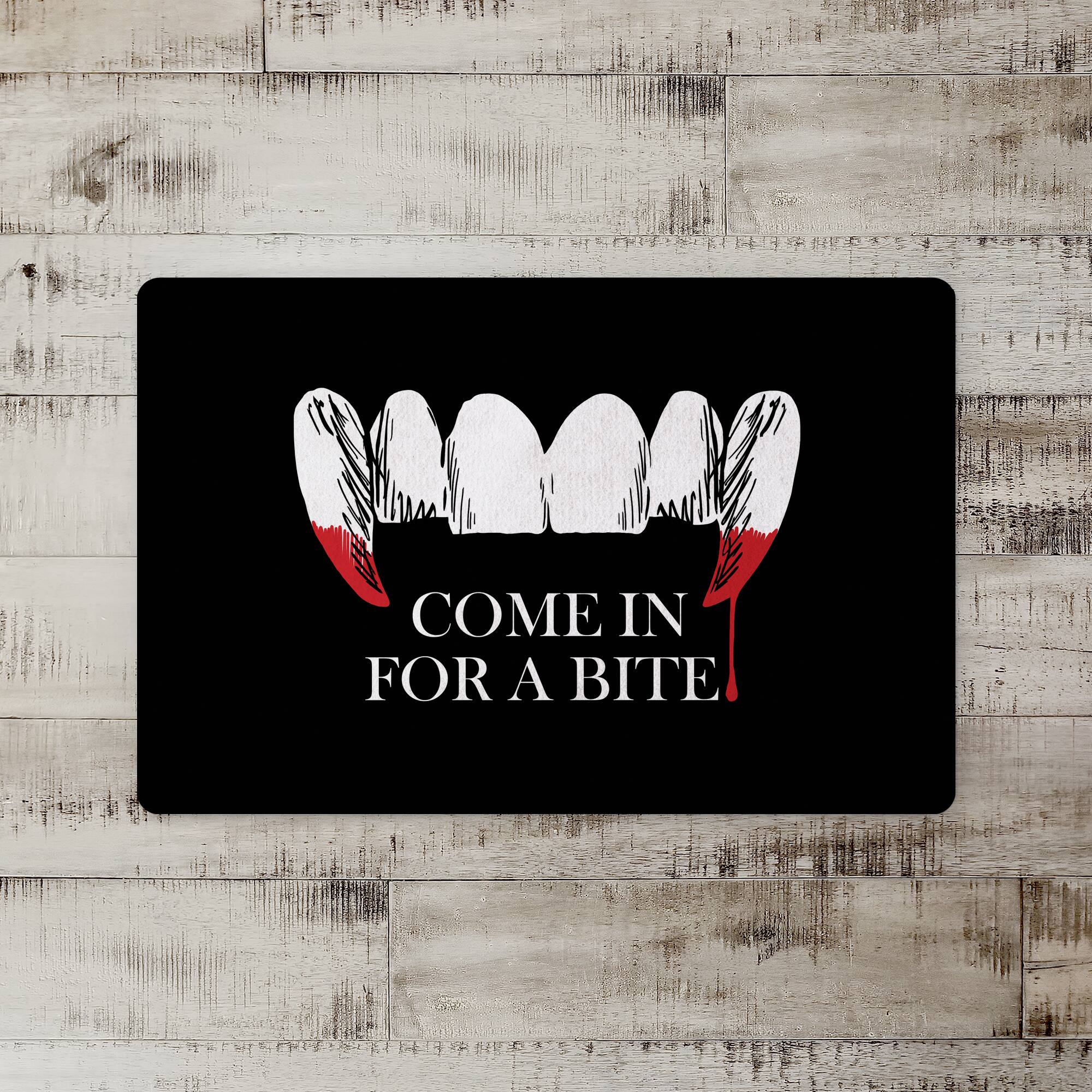 Come In For A Bite Floor Mat