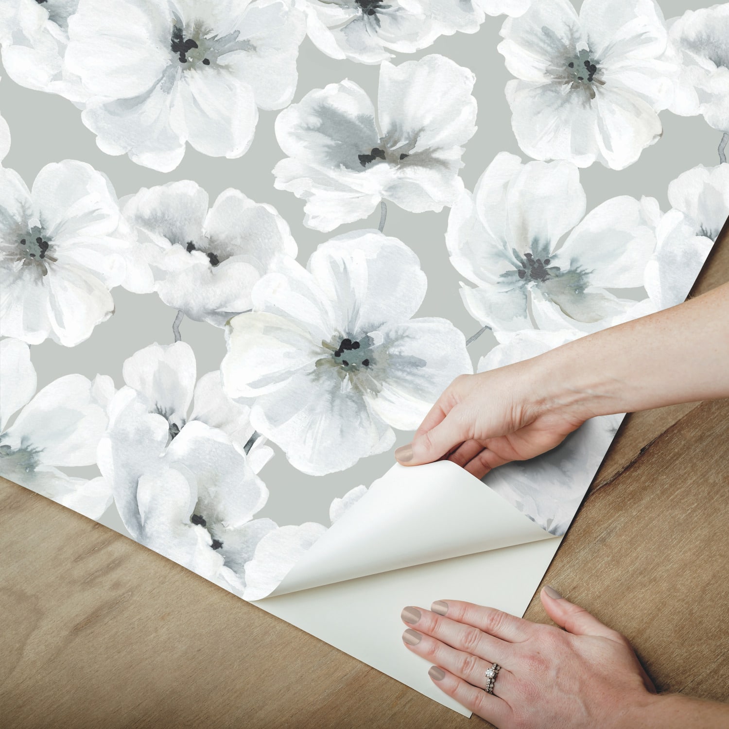 RoomMates Tamara Day Hawthorn Blossom Peel &#x26; Stick Wallpaper