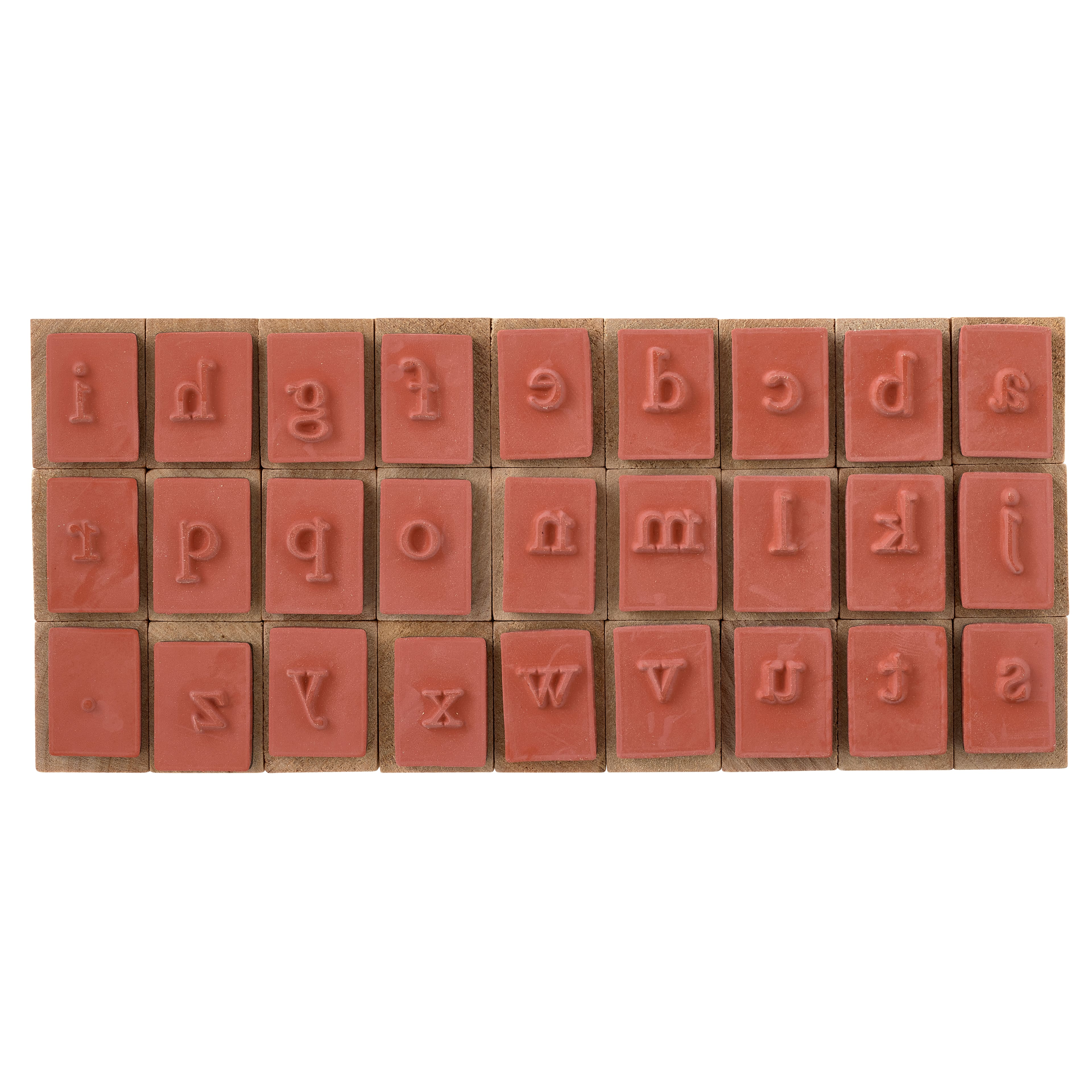 12 Pack: Lowercase Alphabet Wood Stamp Set by Recollections&#x2122;