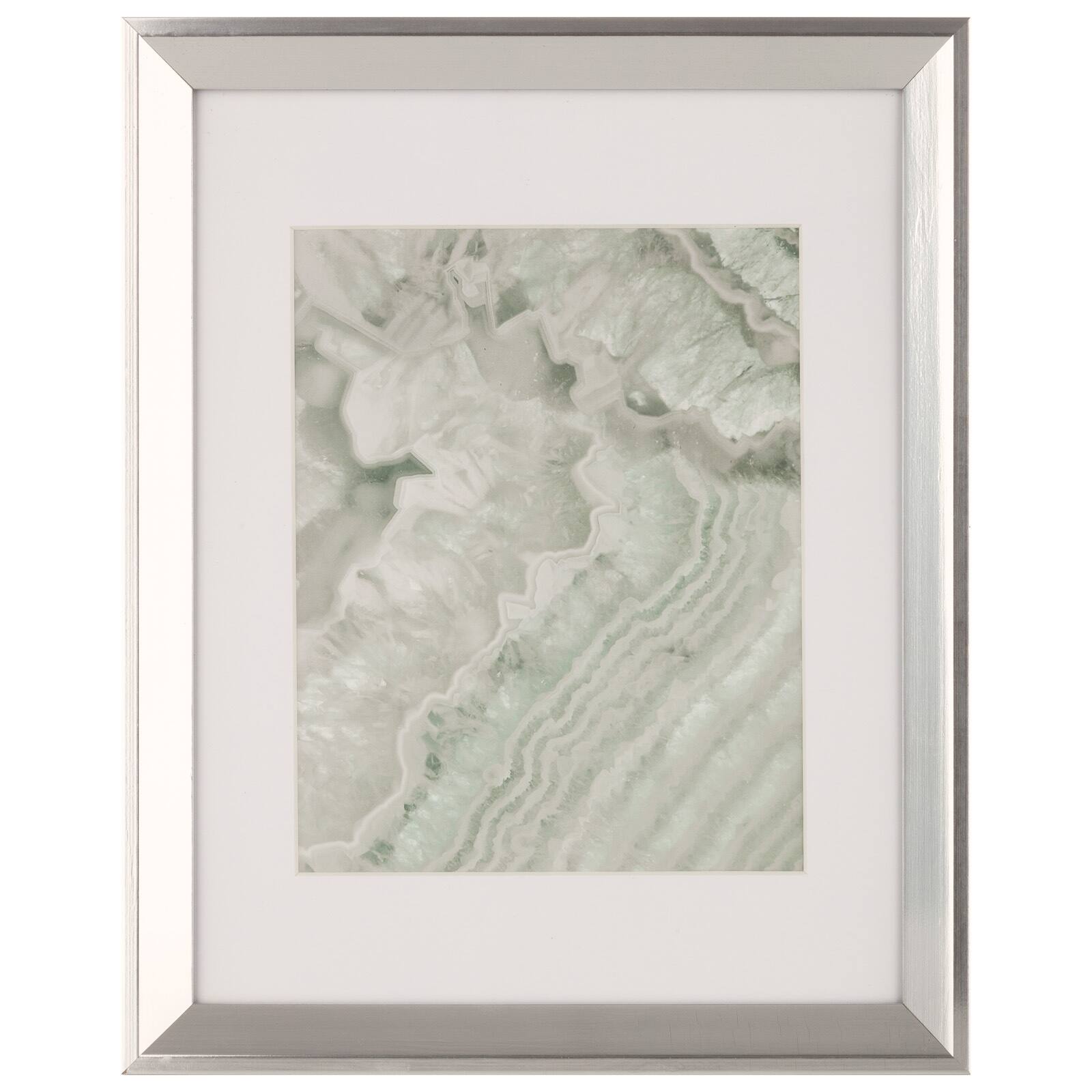Silver Outer Slope Frame with Mat, Gallery by Studio Décor®