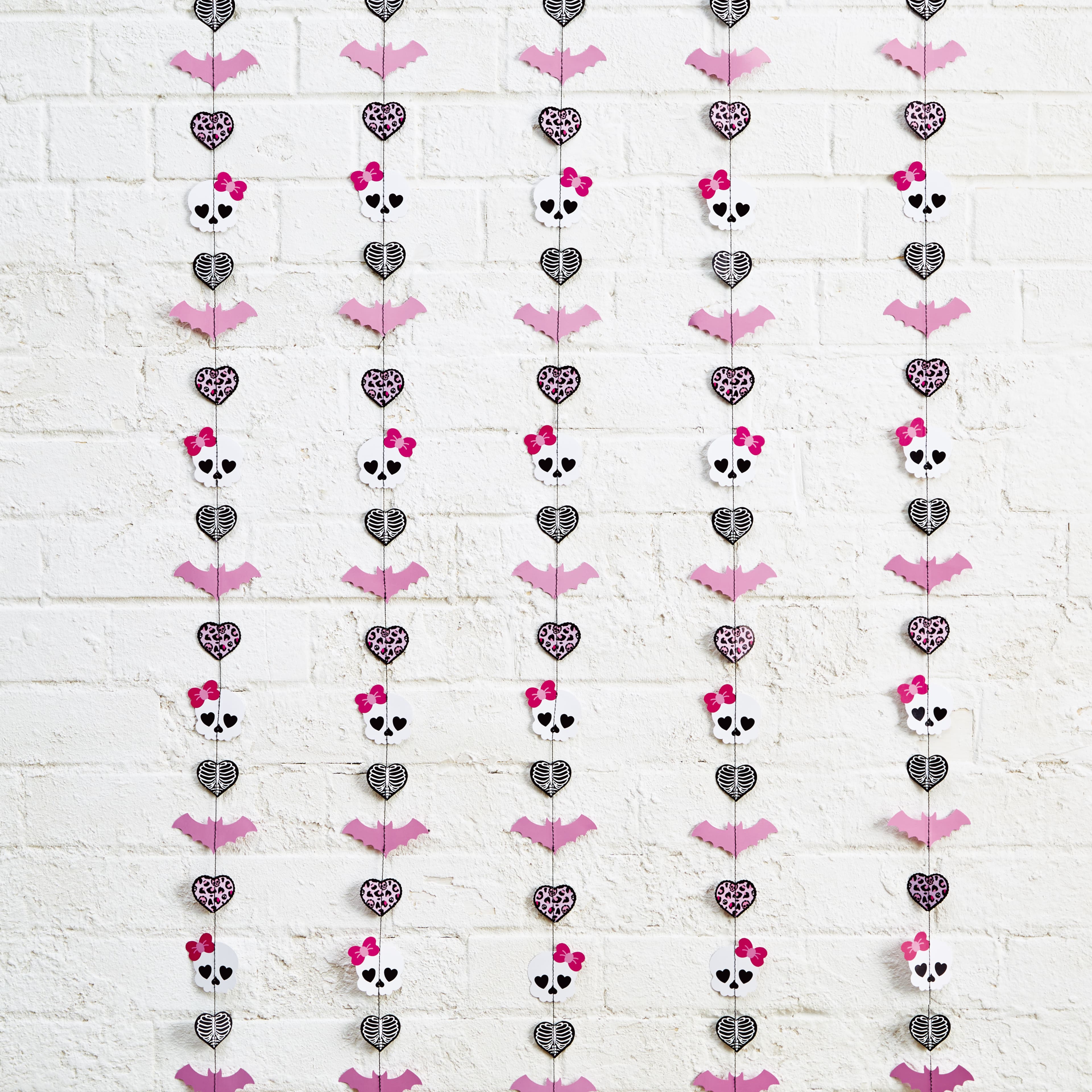 Pink & Black Halloween Backdrop by Celebrate It™