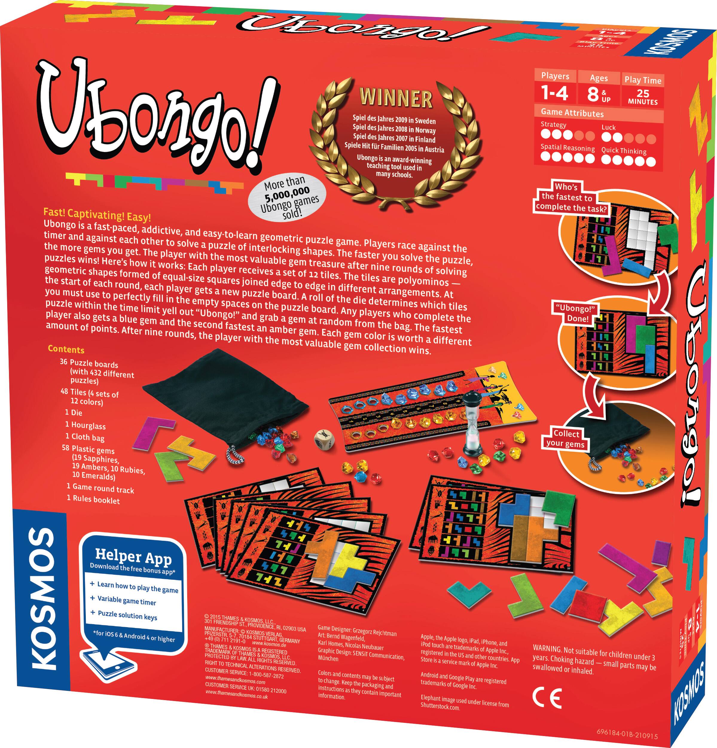 Thames & Kosmos Ubongo Puzzle Game