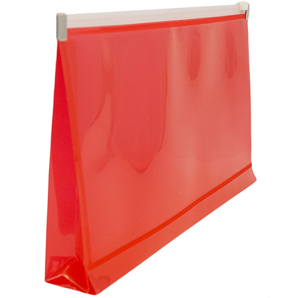 JAM Paper 5&#x27;&#x27; x 10&#x27;&#x27; Clear Plastic Pencil Pouch with Zip Closure, 12ct.