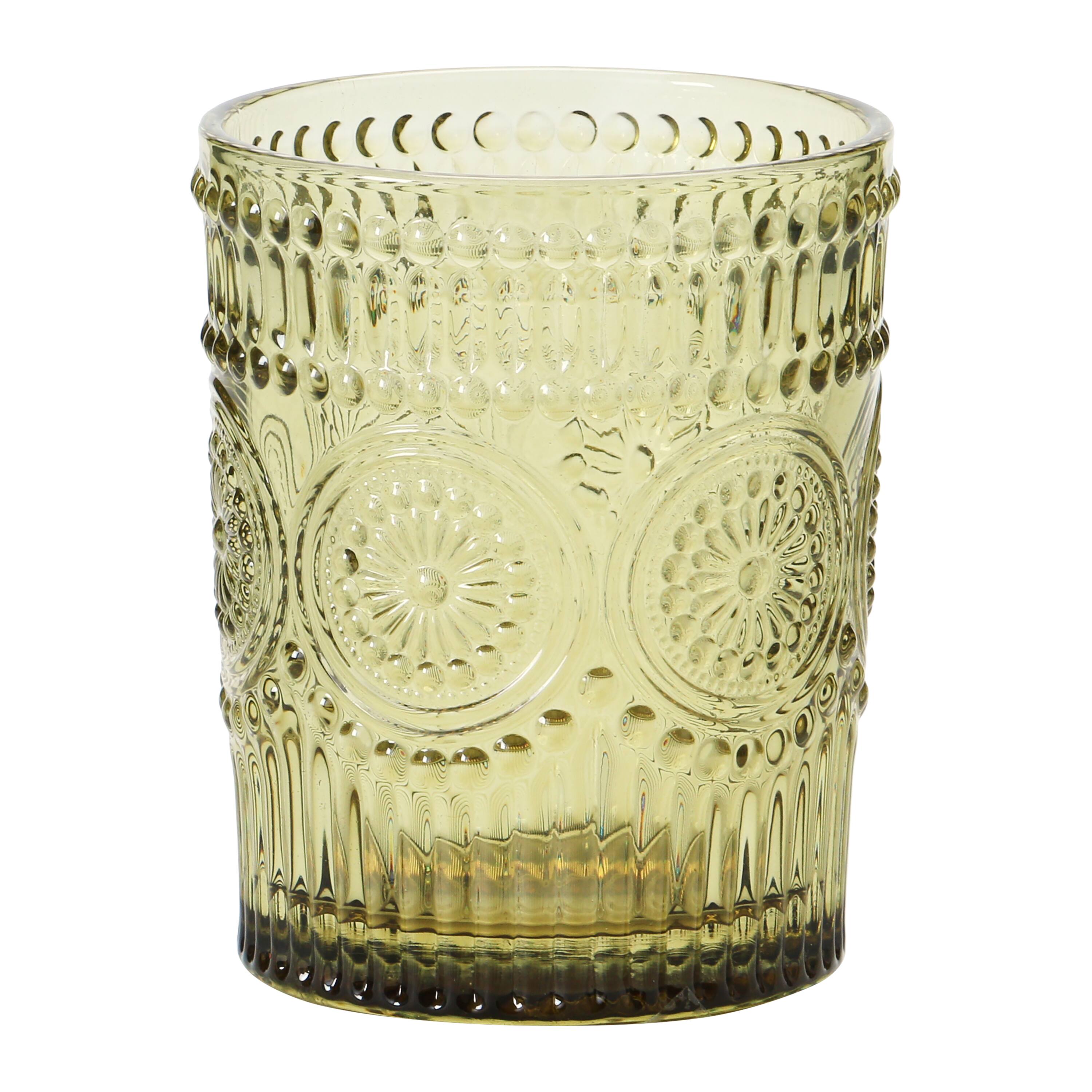 Hello Honey® 12oz. Embossed Drinking Glasses, 4ct.