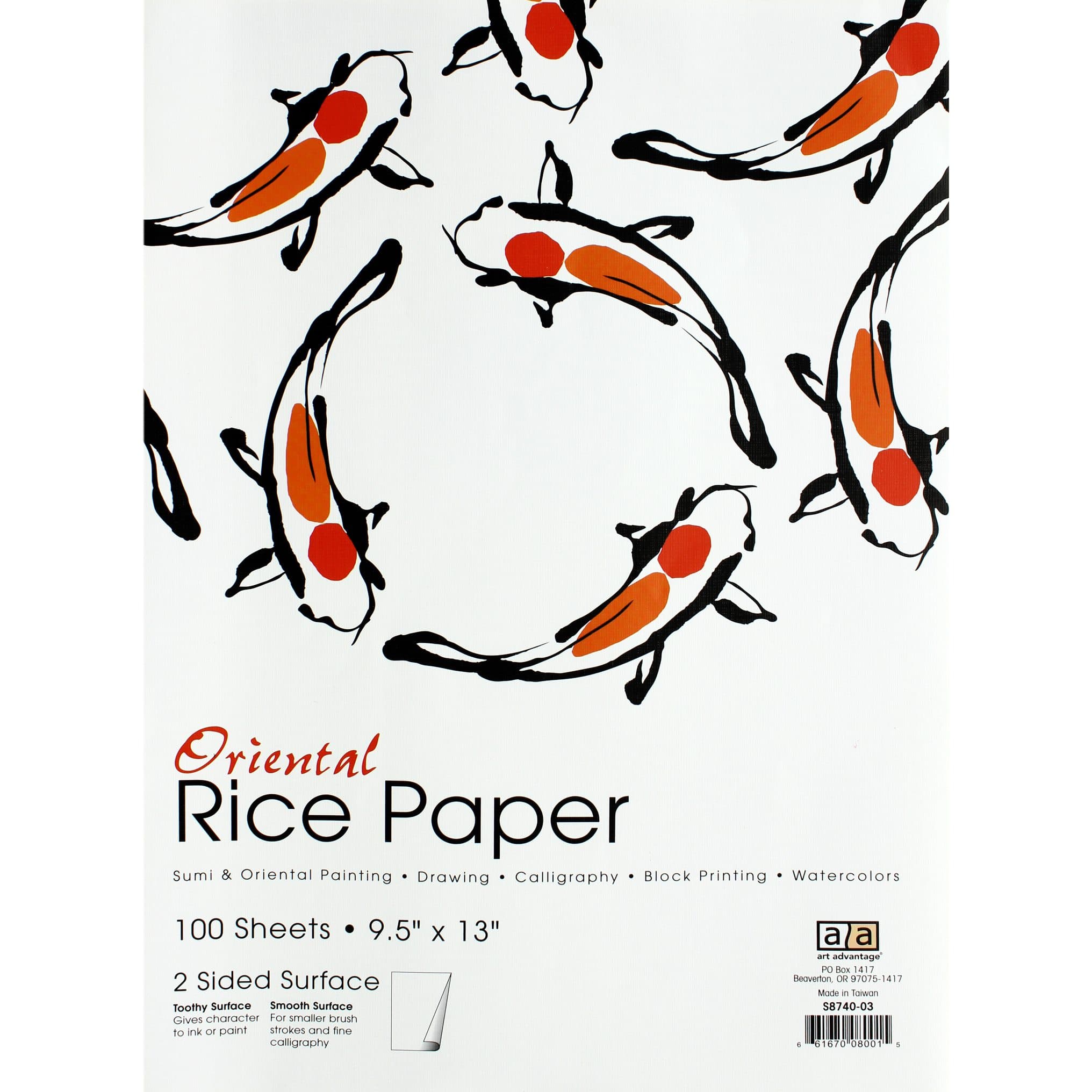 Art Advantage® 9.5 x 13 Rice Paper, 100 Sheets