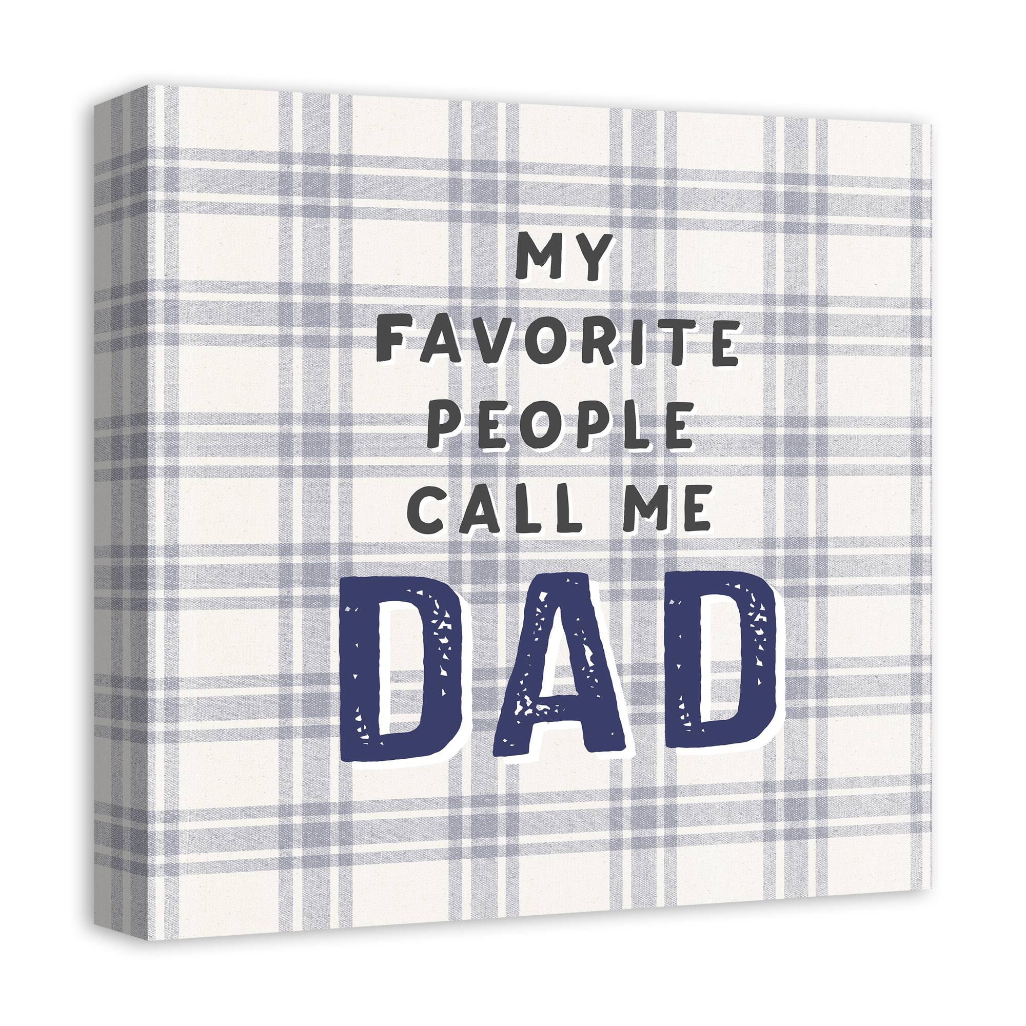 Favorite People Call Dad Canvas Wall Art