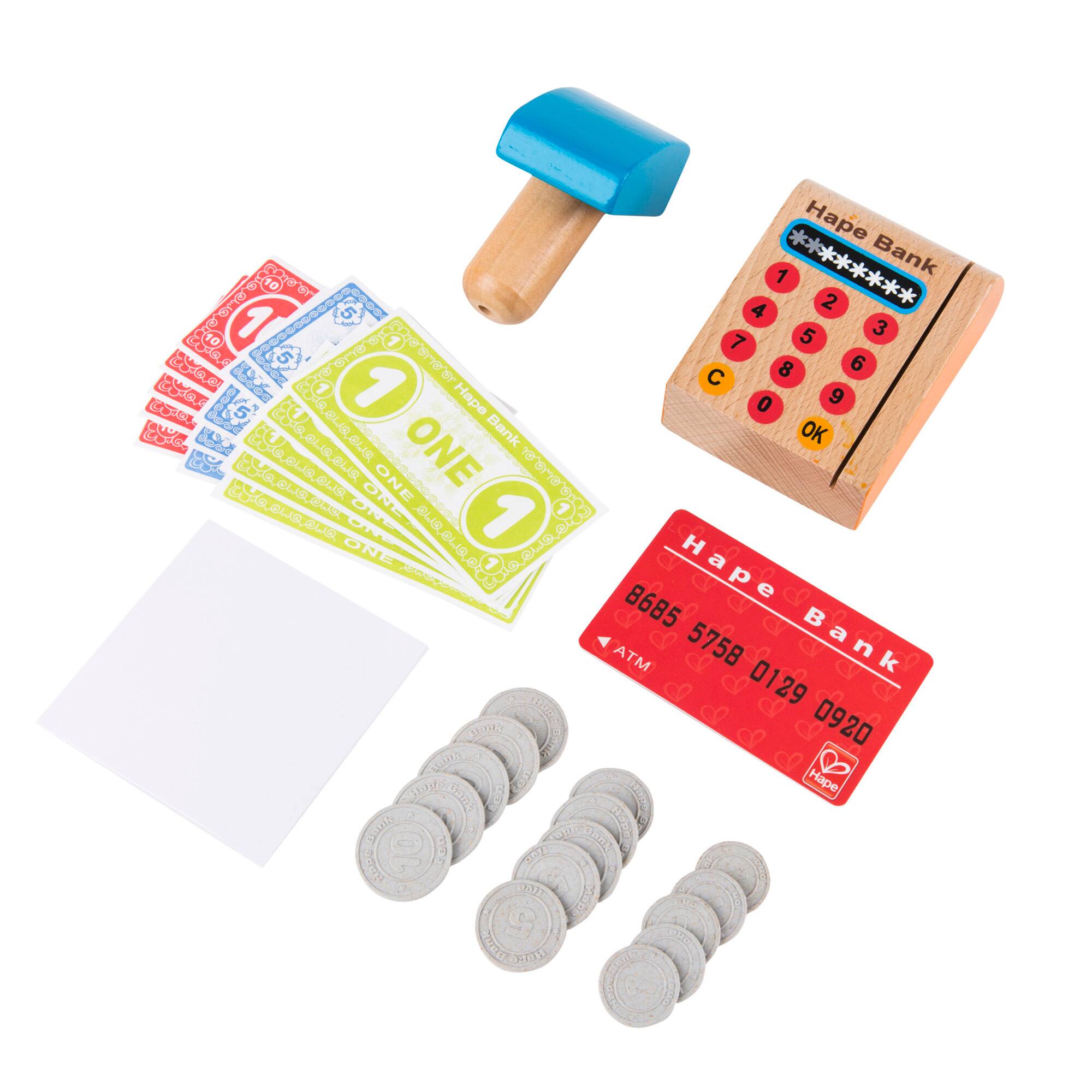 Hape Wooden Pretend Checkout Register Play Set