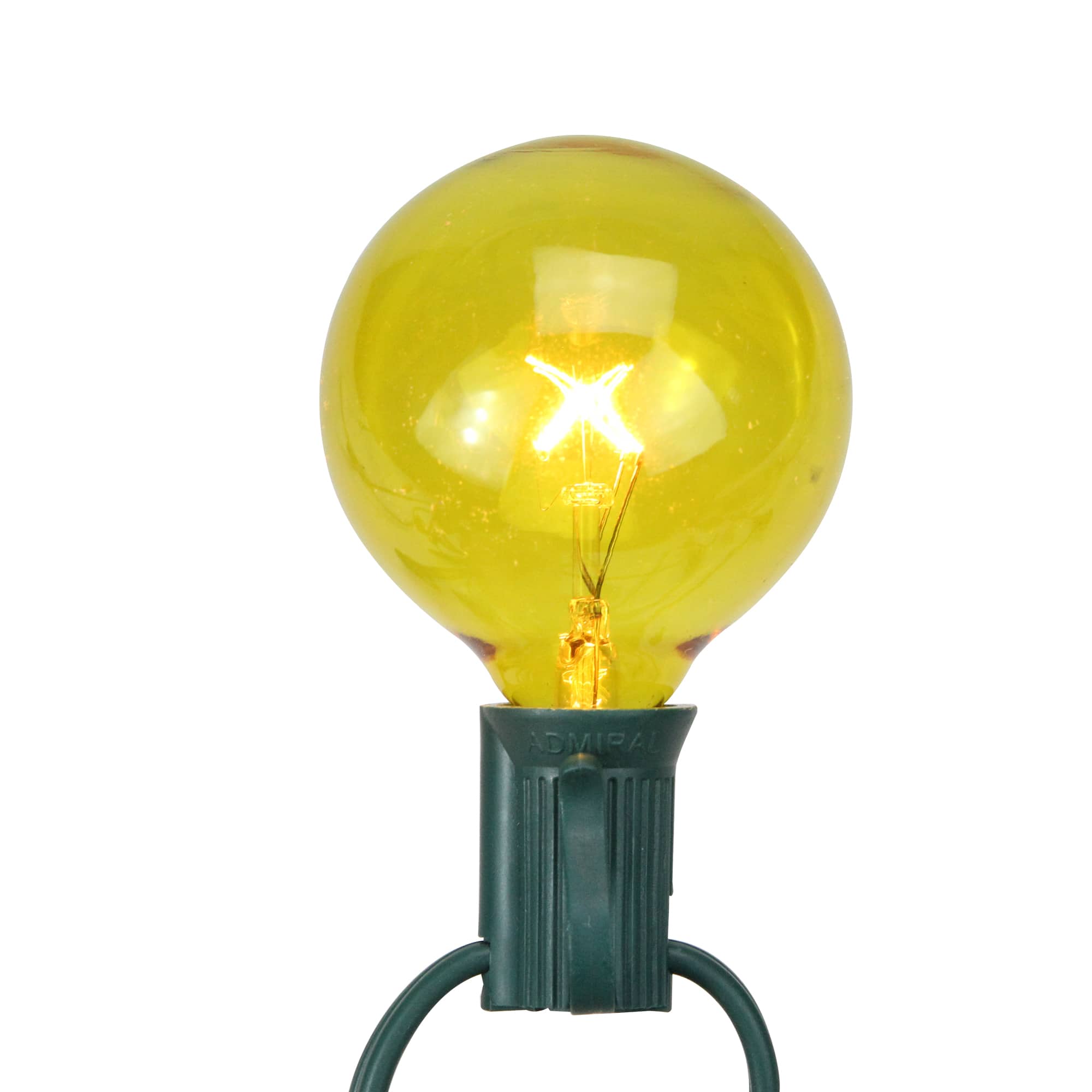 Yellow G50 Incandescent Replacement Christmas Bulbs, 25ct.