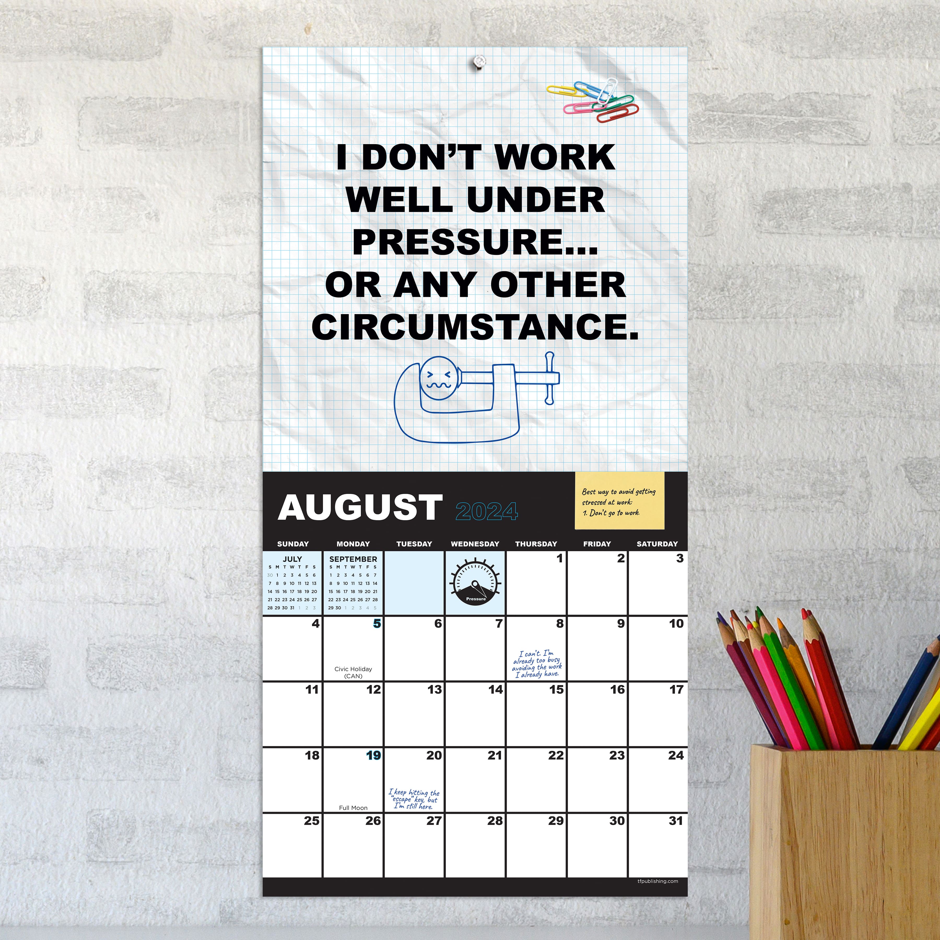 TF Publishing 2024 Per My Previous Email Mini Calendar