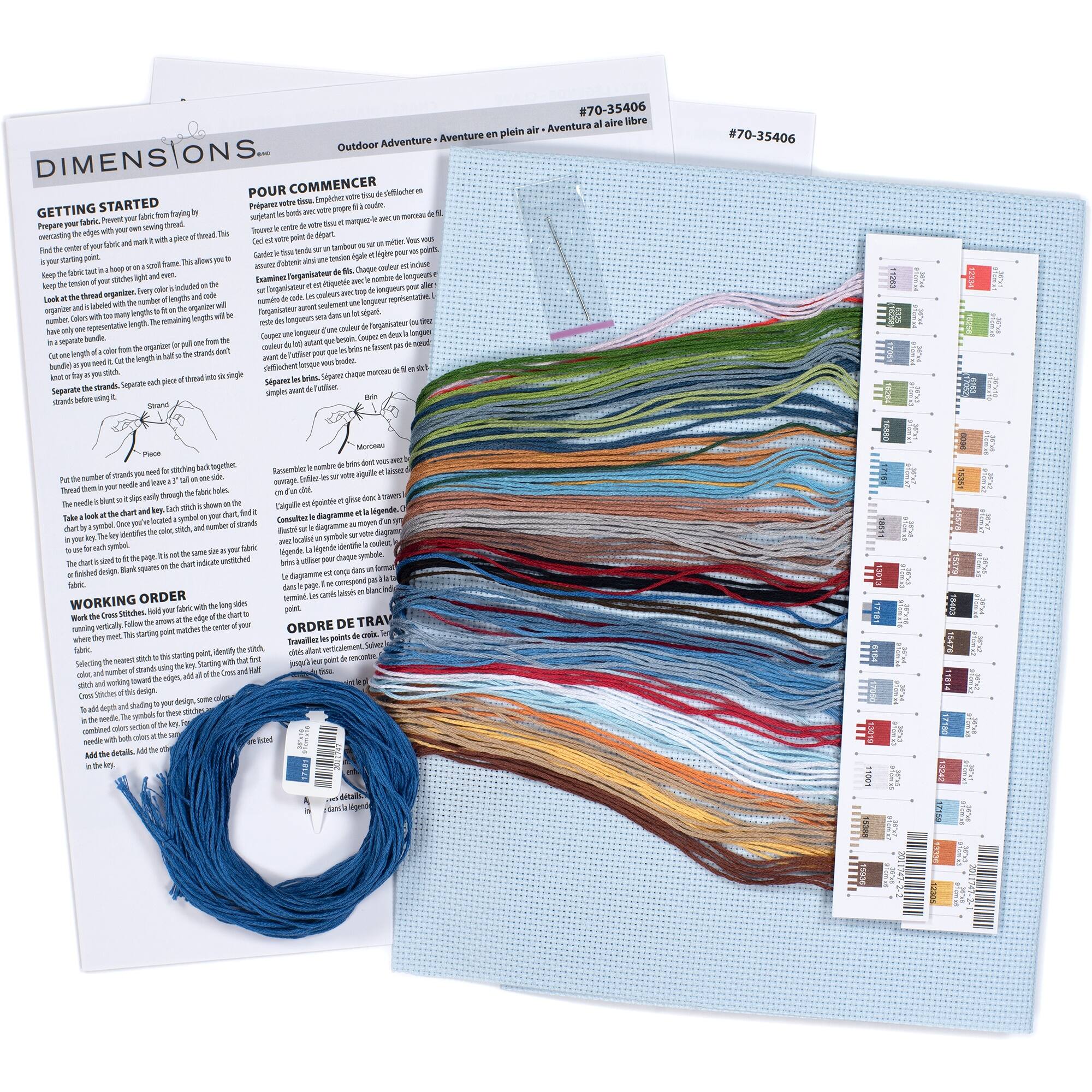 Dimensions® Outdoor Adventure Counted Cross Stitch Kit