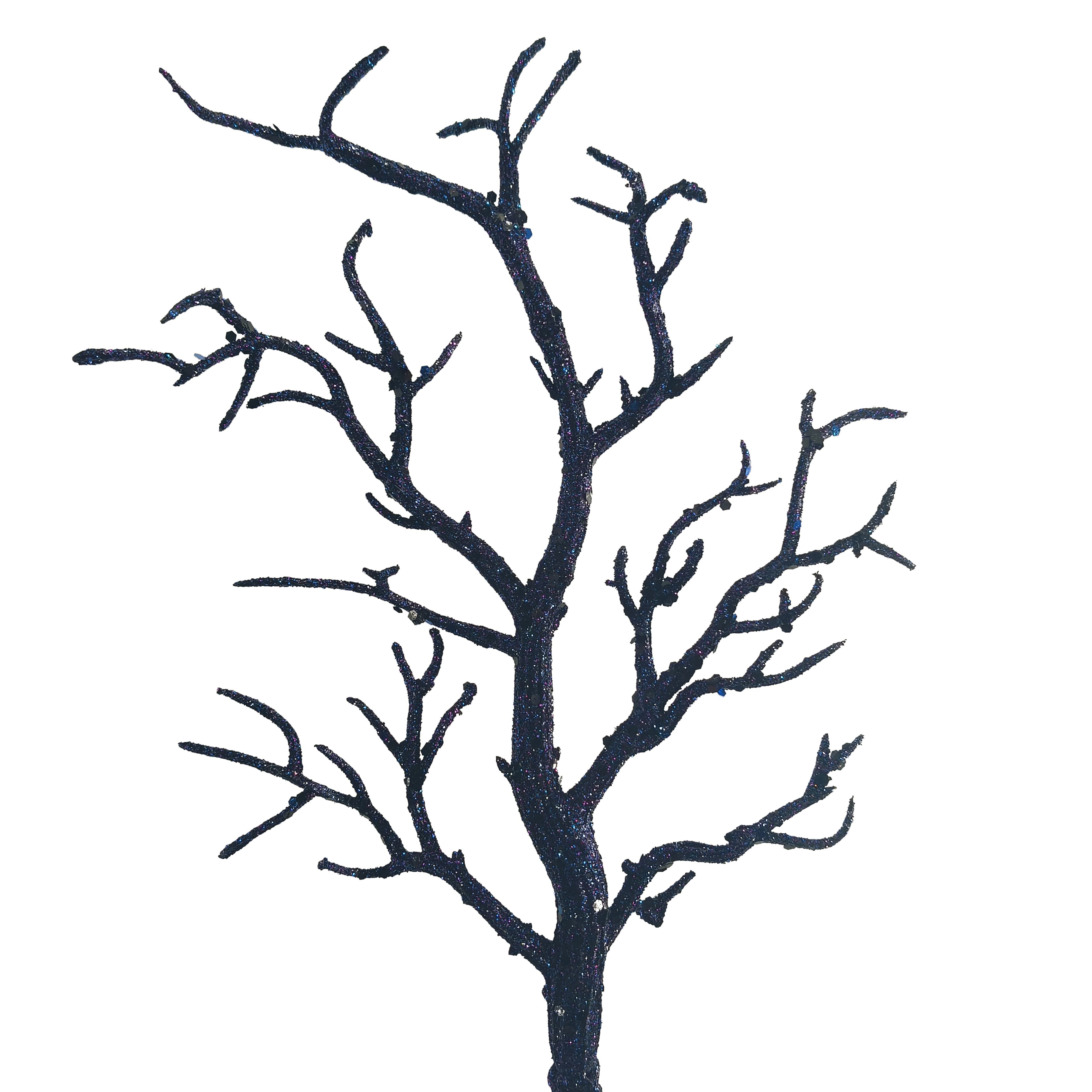 15&#x22; Purple &#x26; Blue Glitter Branch Pick by Ashland&#xAE;