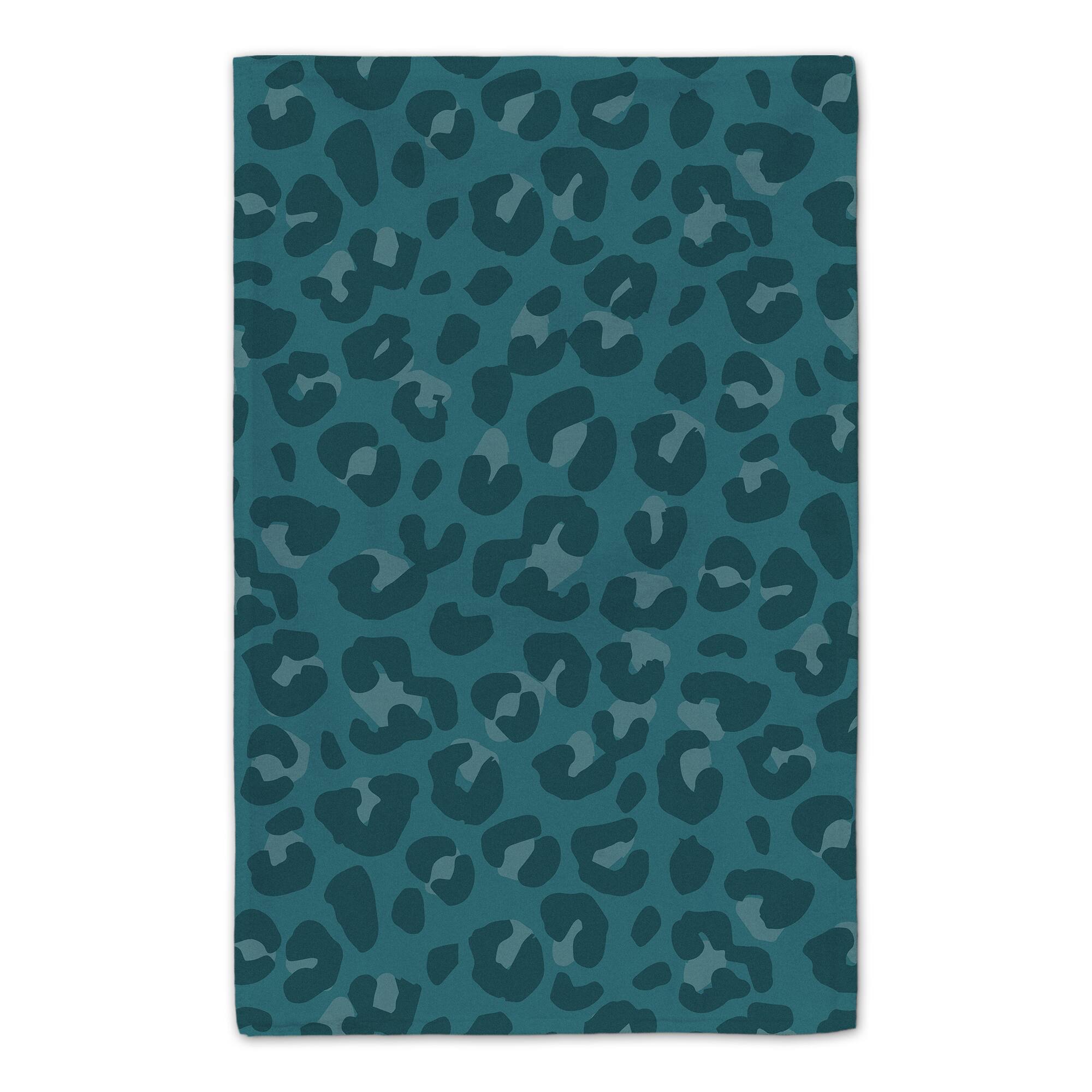 Good Cooking Vibes Only Leopard Tea Towel Set
