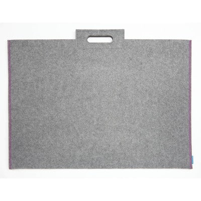 Dunwell Art Portfolio 9x12 Folder - (Dark Silver, 1 1 Pack, Dark Silver