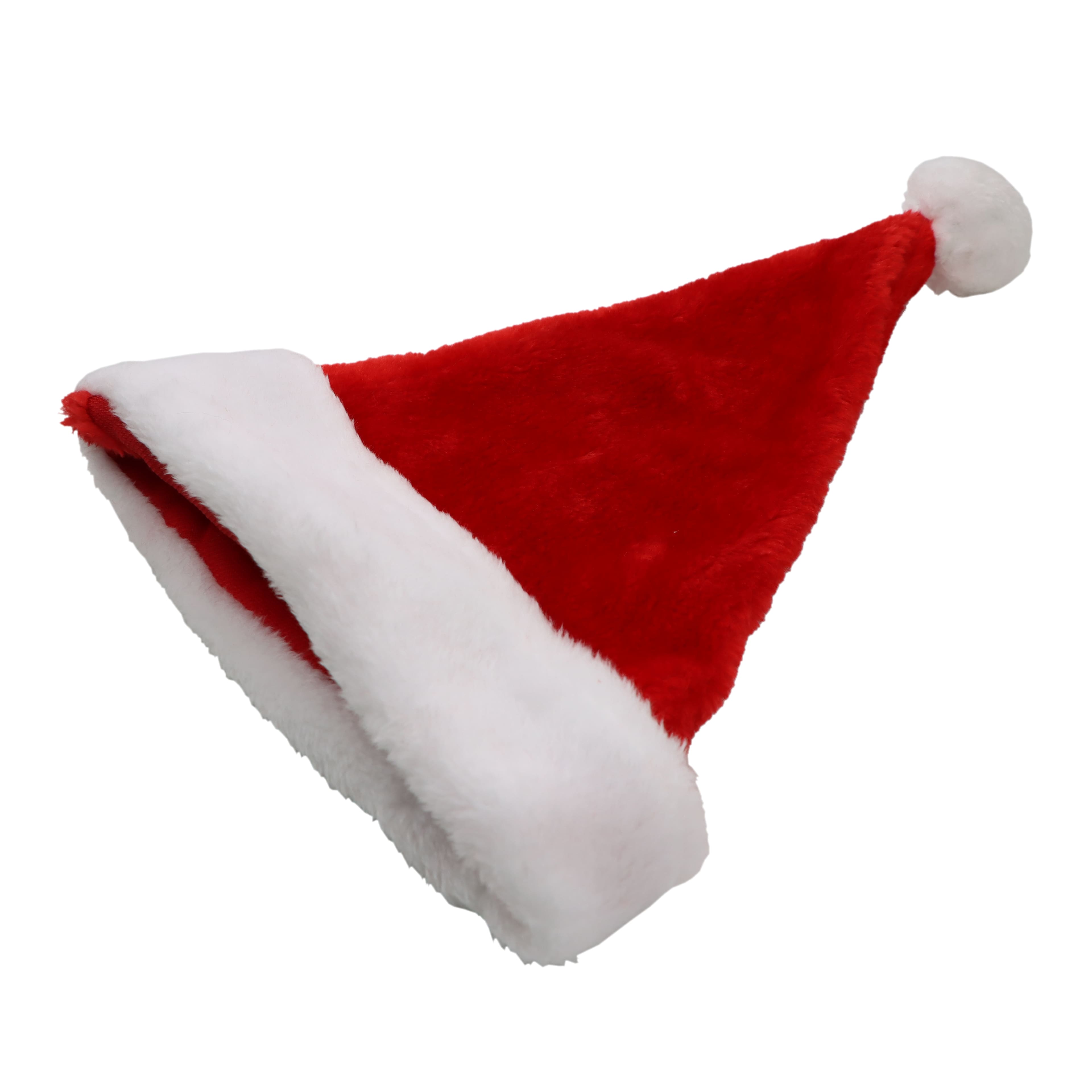 Classic Red &#x26; White Santa Hat by Celebrate It&#x2122;