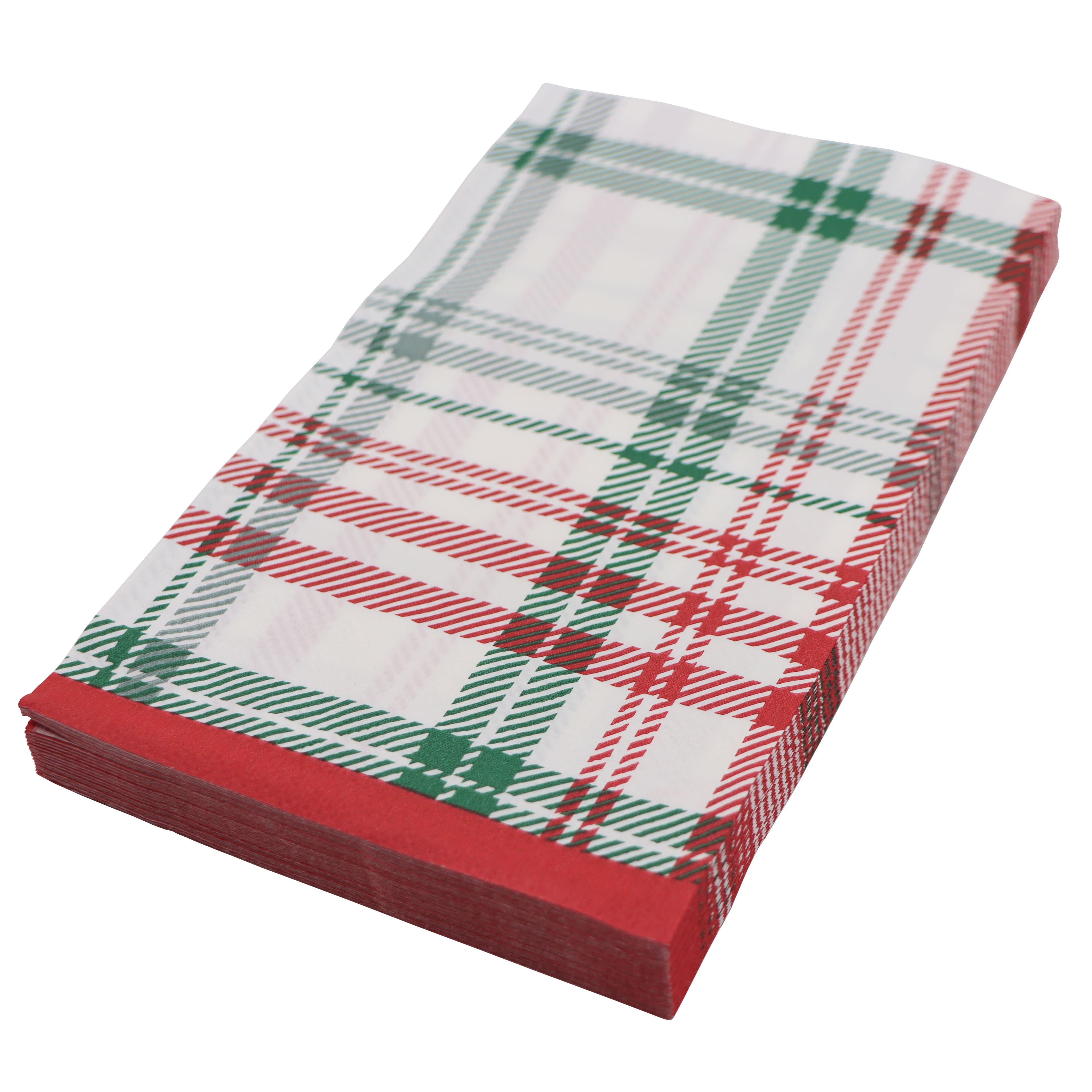 Plaid Paper Guest Napkins, 20ct. by Celebrate It&#x2122;