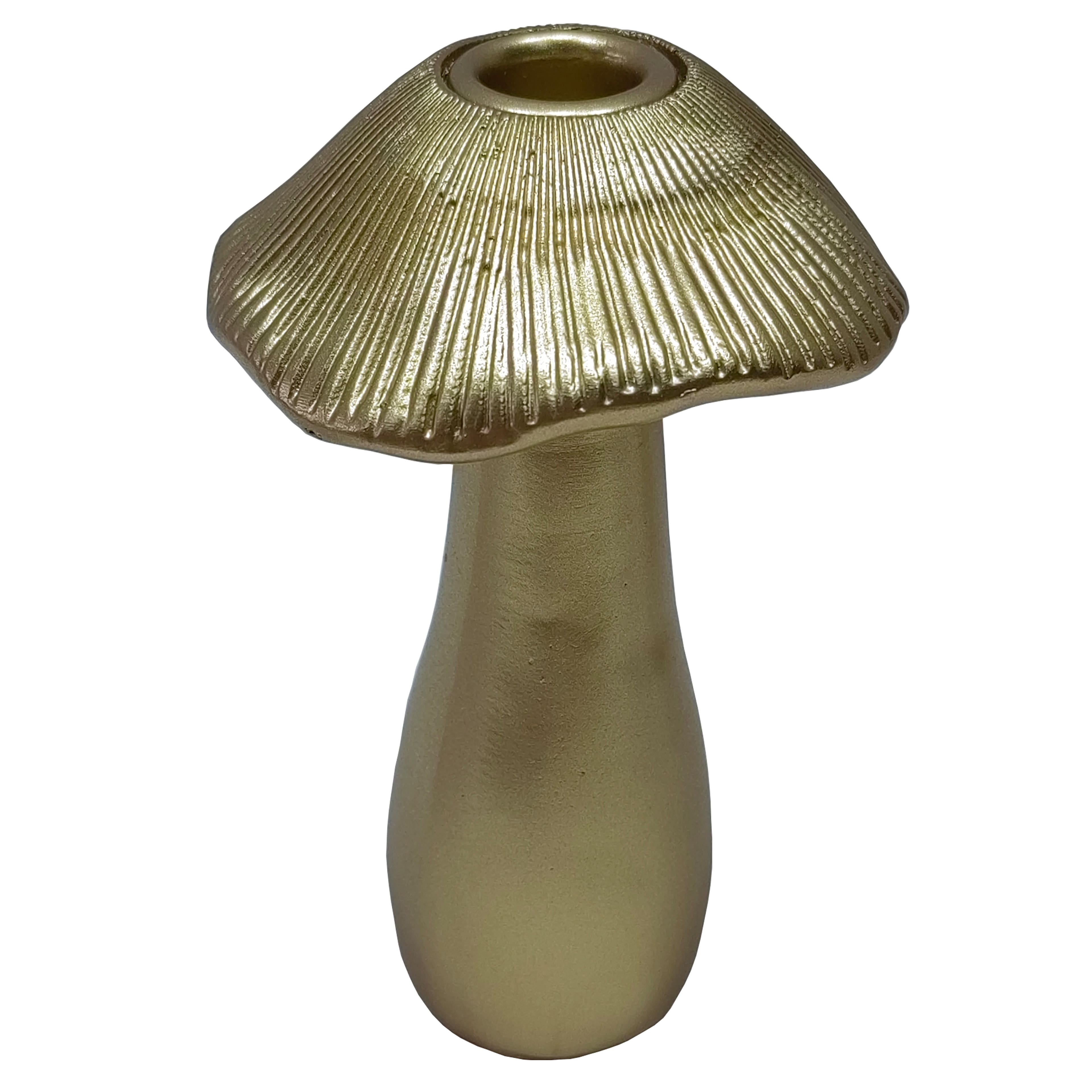 Gold Mushroom Taper Candle Holder by Ashland&#xAE;
