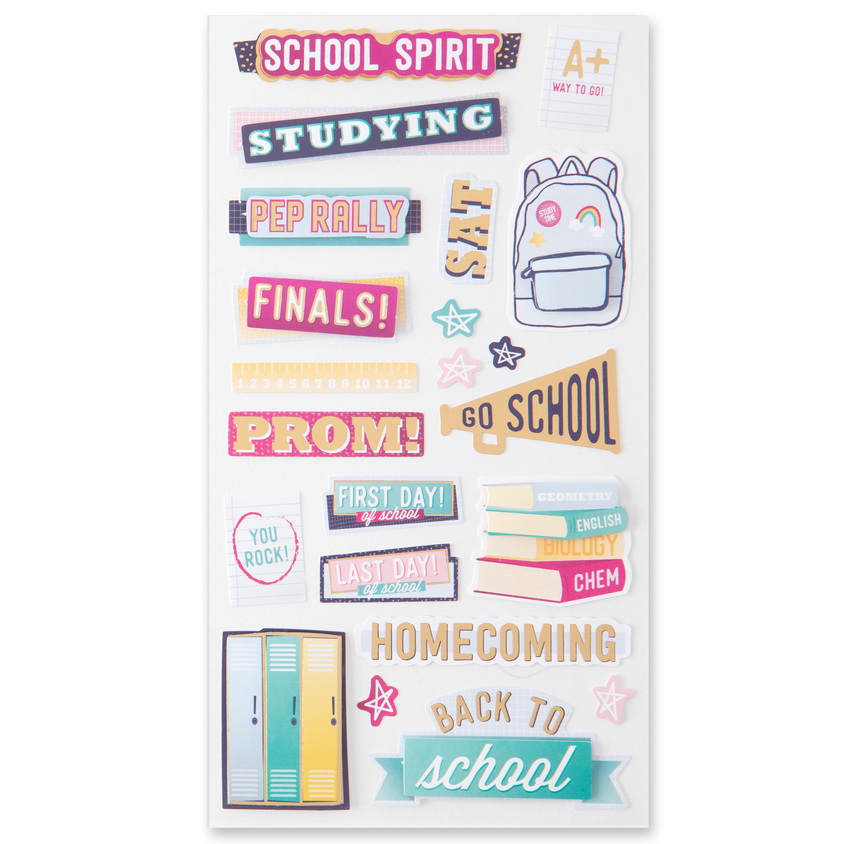 High School Dimensional Stickers by Recollections&#x2122;