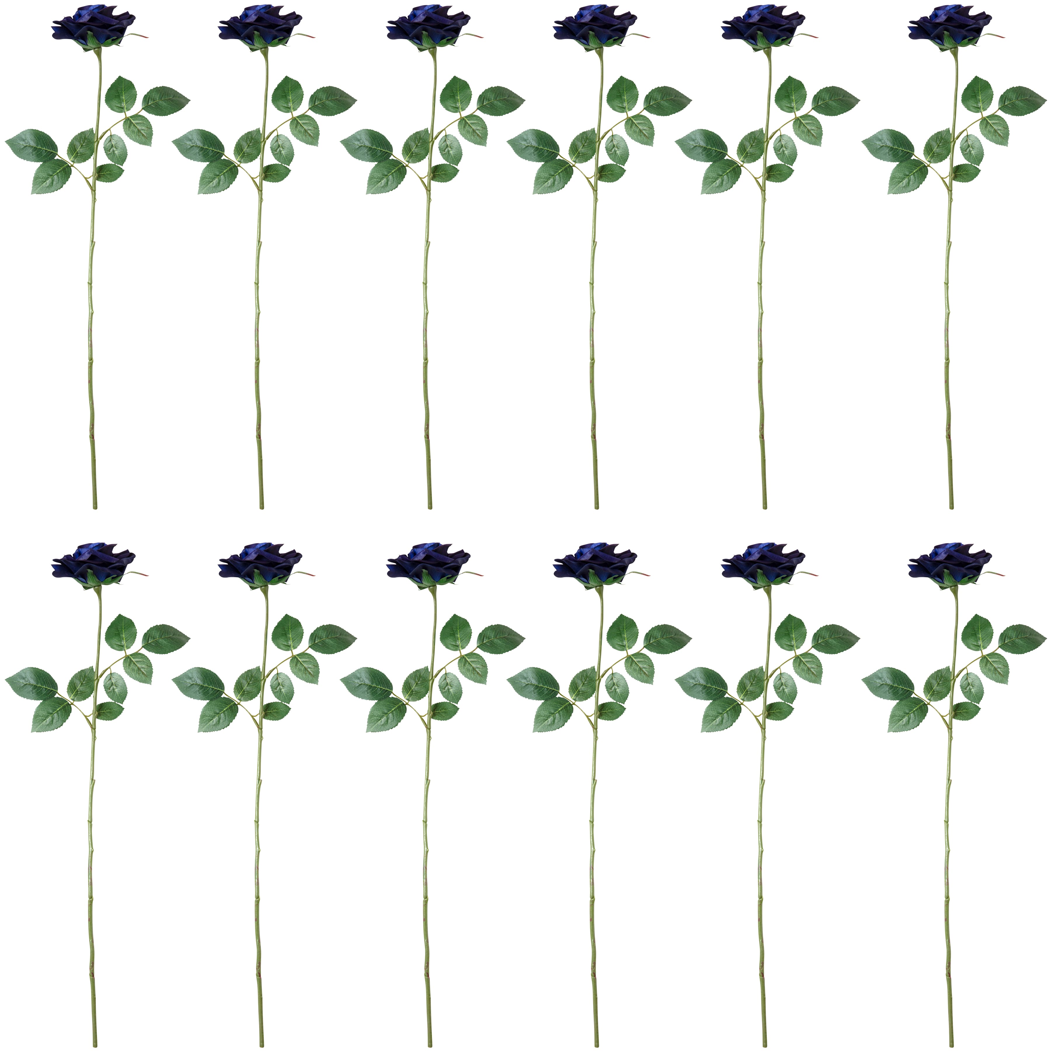 12 Pack: Navy Princess Rose Stem by Ashland®
