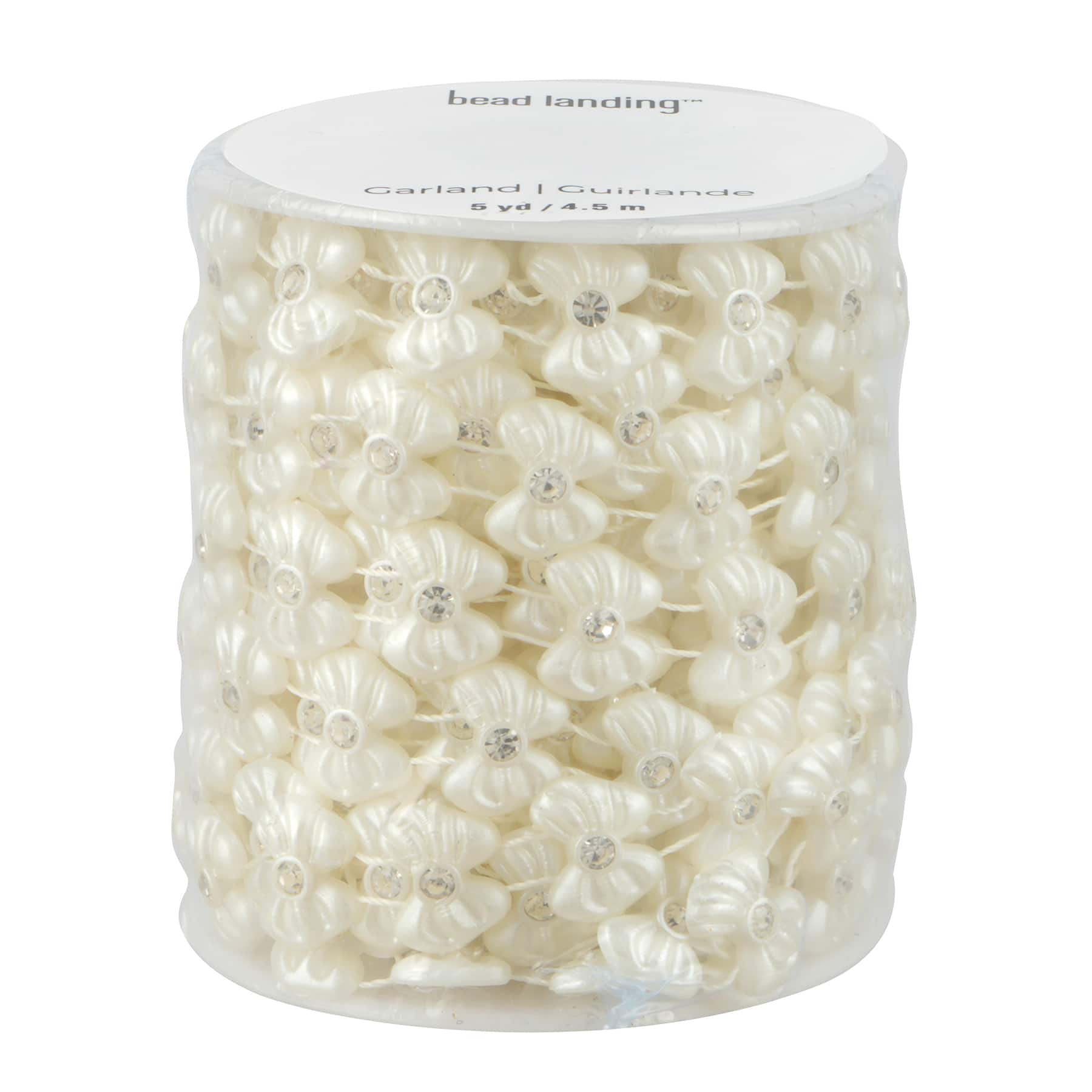 13.5mm Ivory Bow Garland, 5yd. by Bead Landing&#x2122;