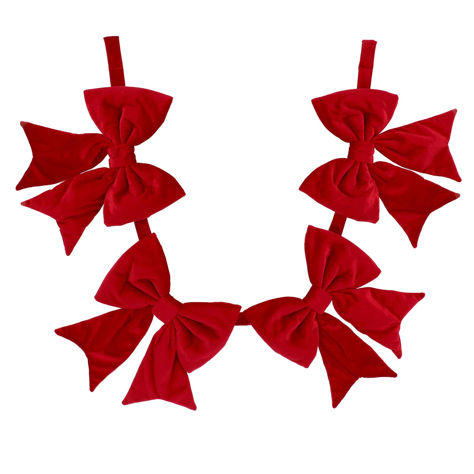 6ft. Red Jumbo Bow Garland by Ashland&#xAE;
