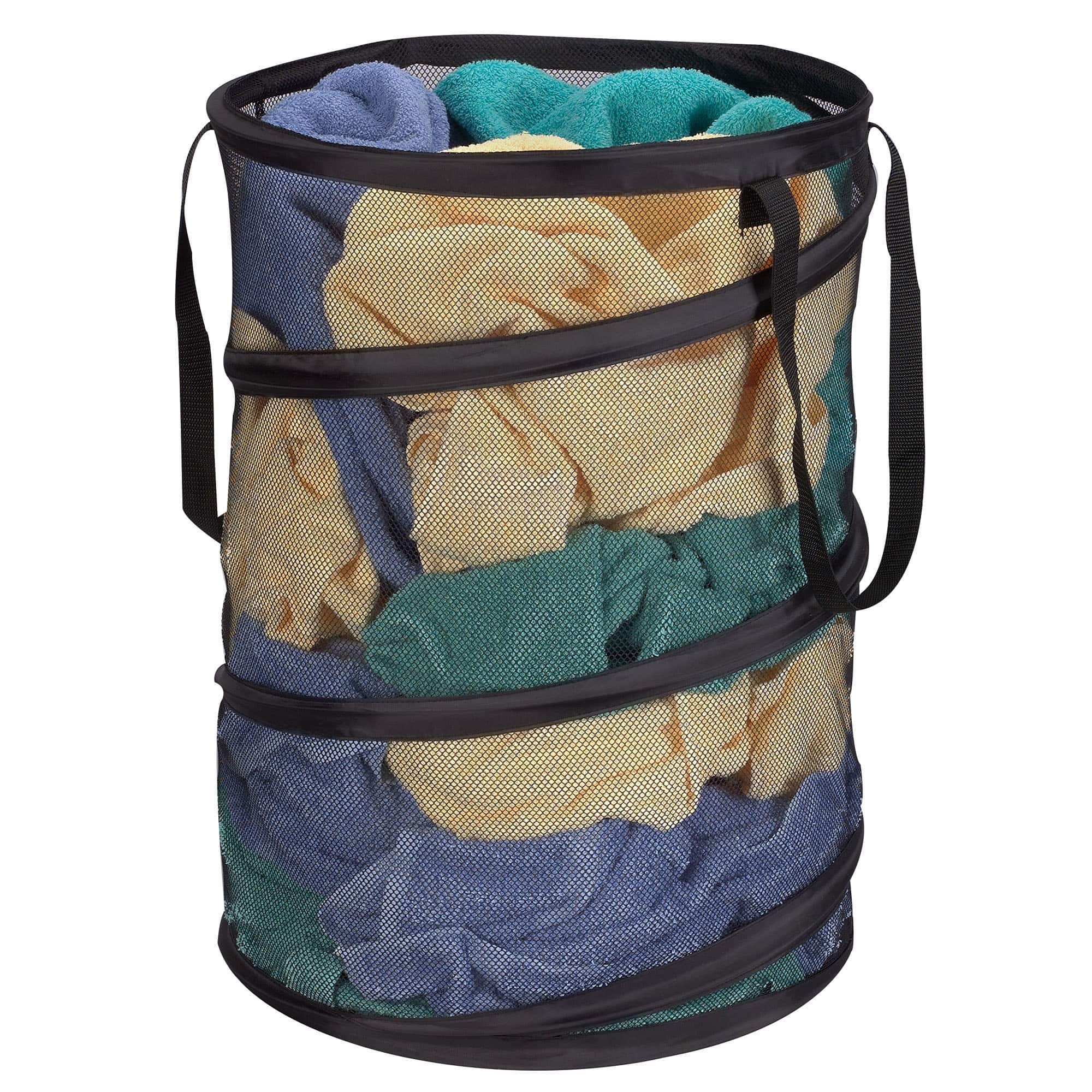 Household Essentials 25" Pop-Up Mesh Laundry Hamper
