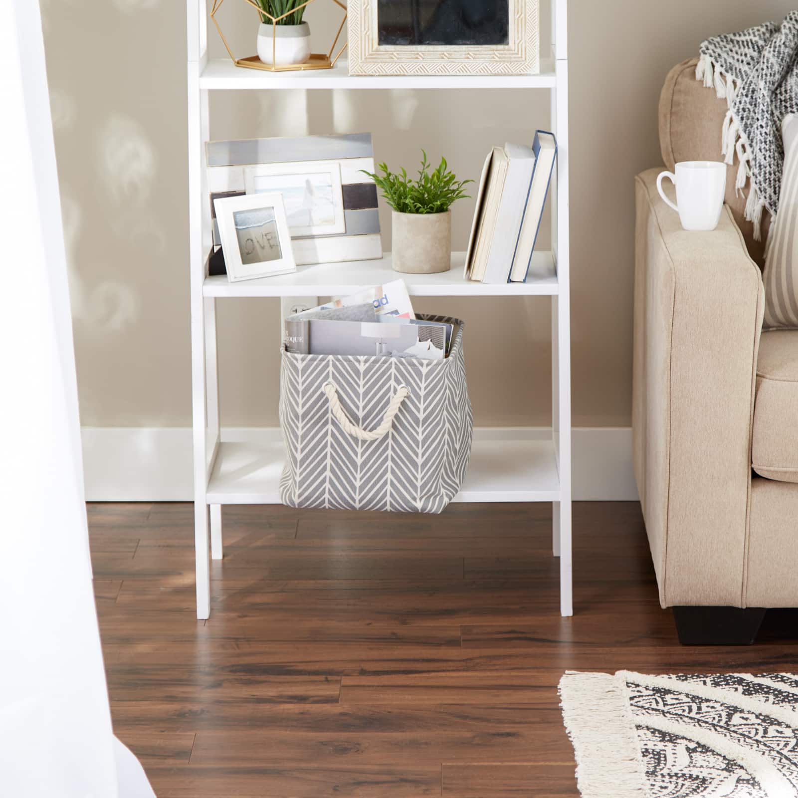 DII® 11" Polyester Herringbone Storage Bin