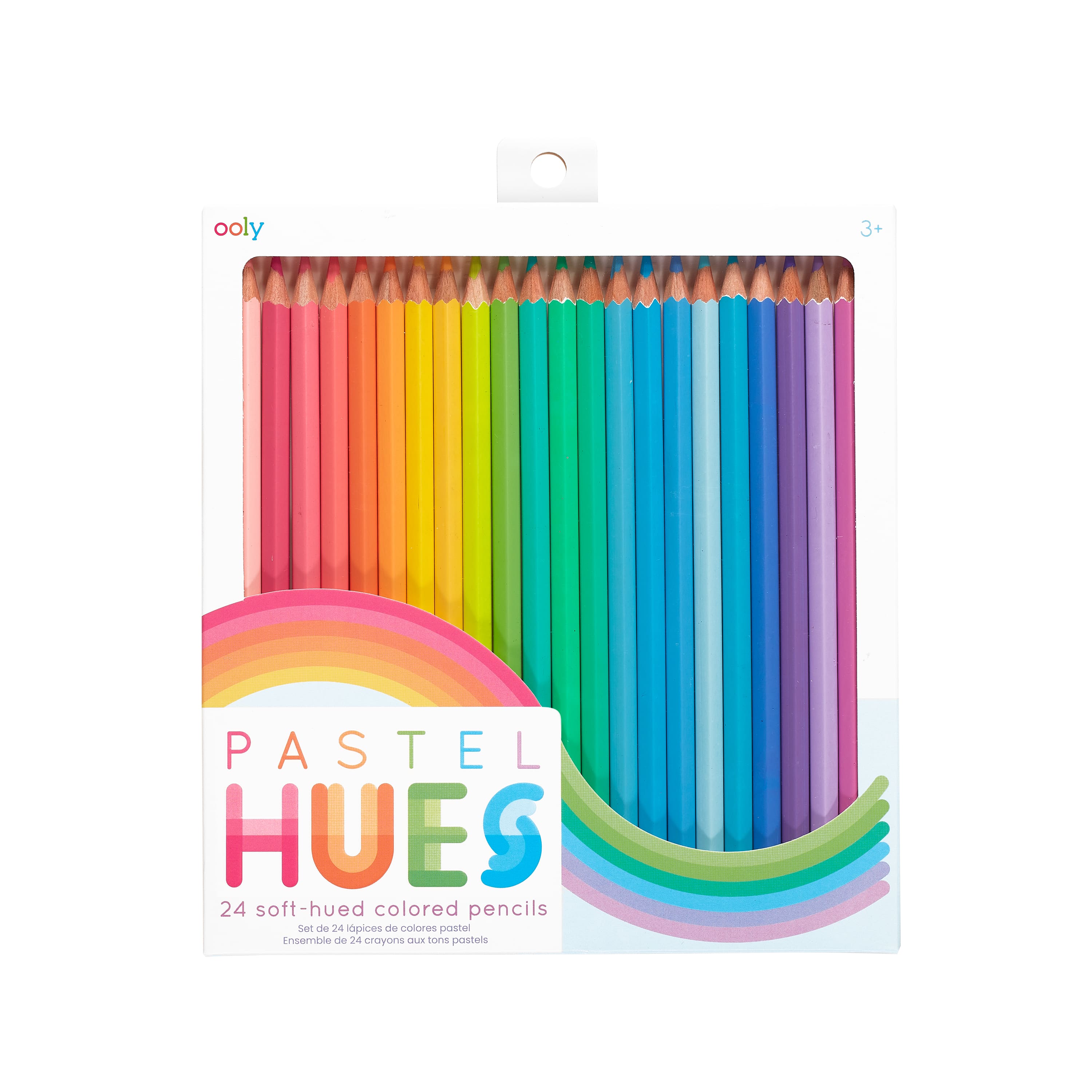 OOLY Pastel Hues Colored Pencils Set, 24ct.