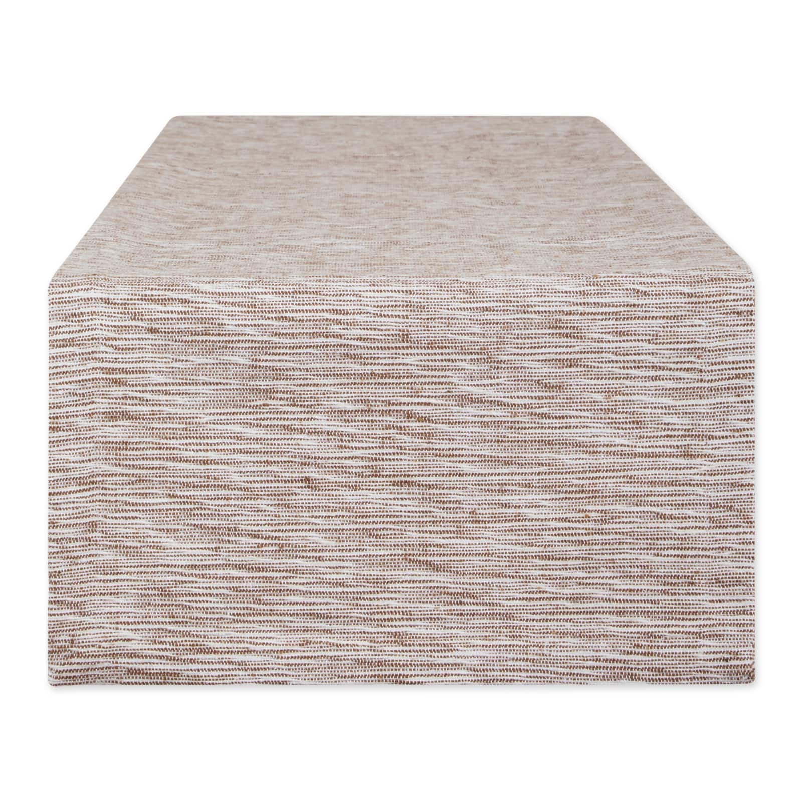 DII® 72" Tonal Recycled Cotton Slubby Rib Table Runner