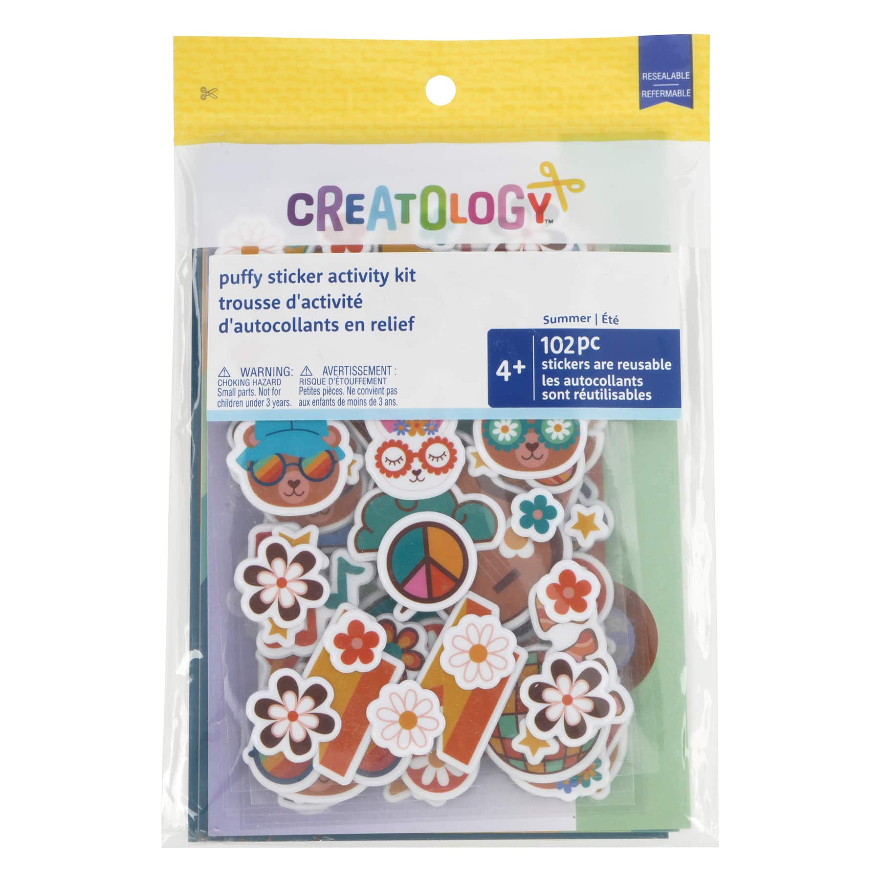 Summer Puffy Sticker Activity Kit by Creatology&#x2122;