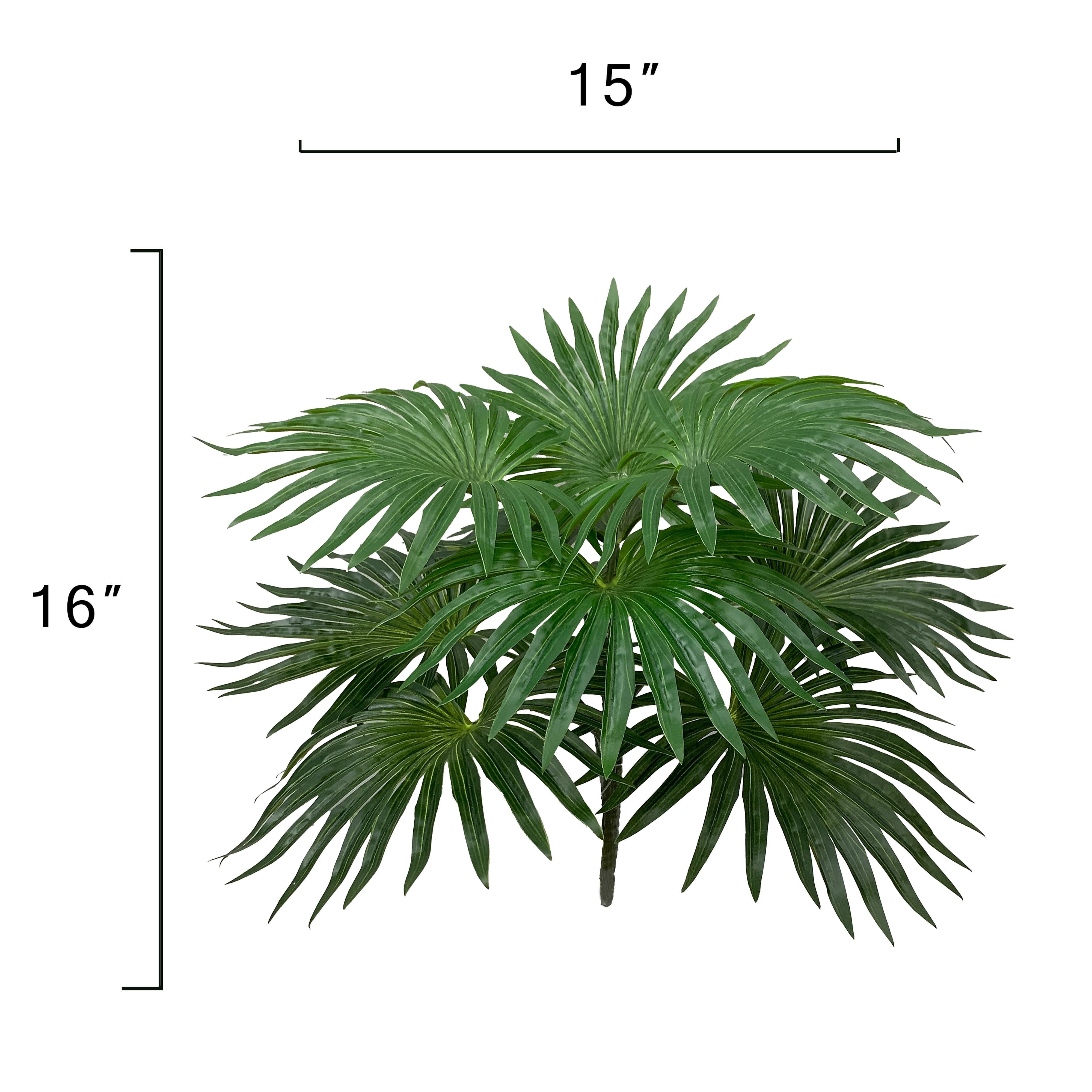 18&#x22; Green Fountain Palm Bush by Ashland&#xAE;