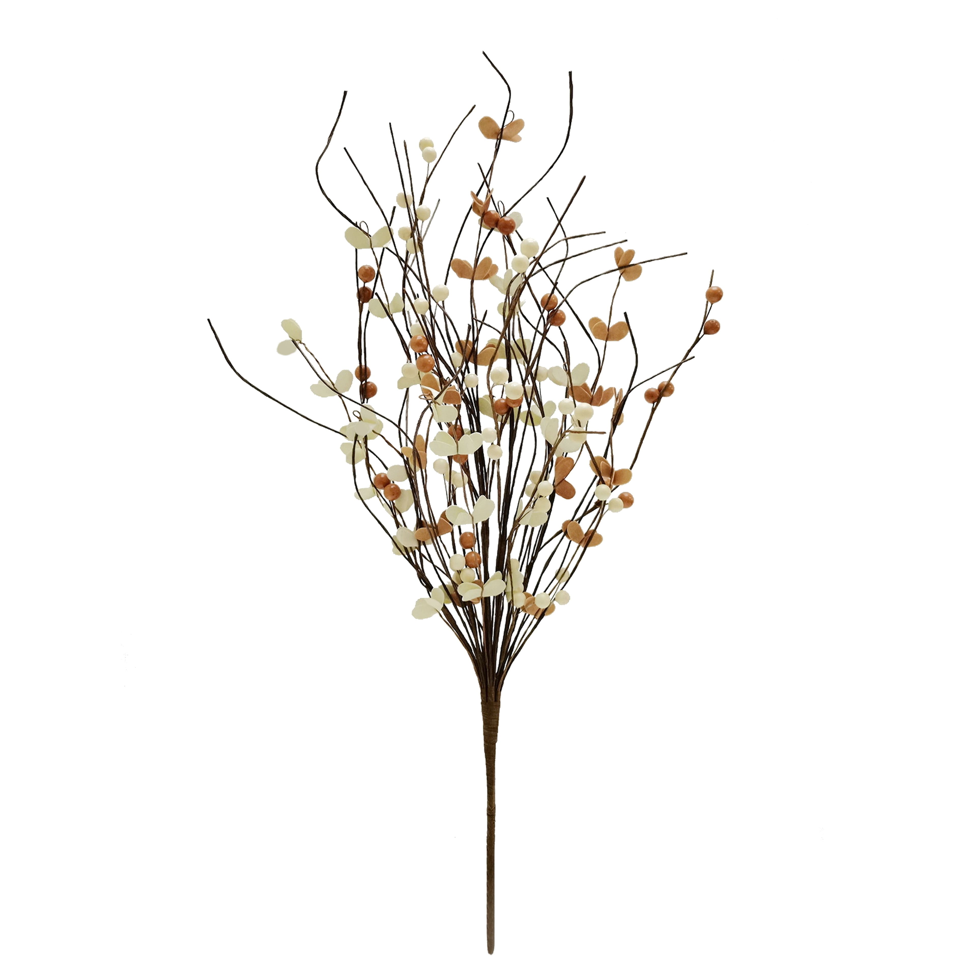 26" Cream Berry Branch Deluxe Bush by Ashland®