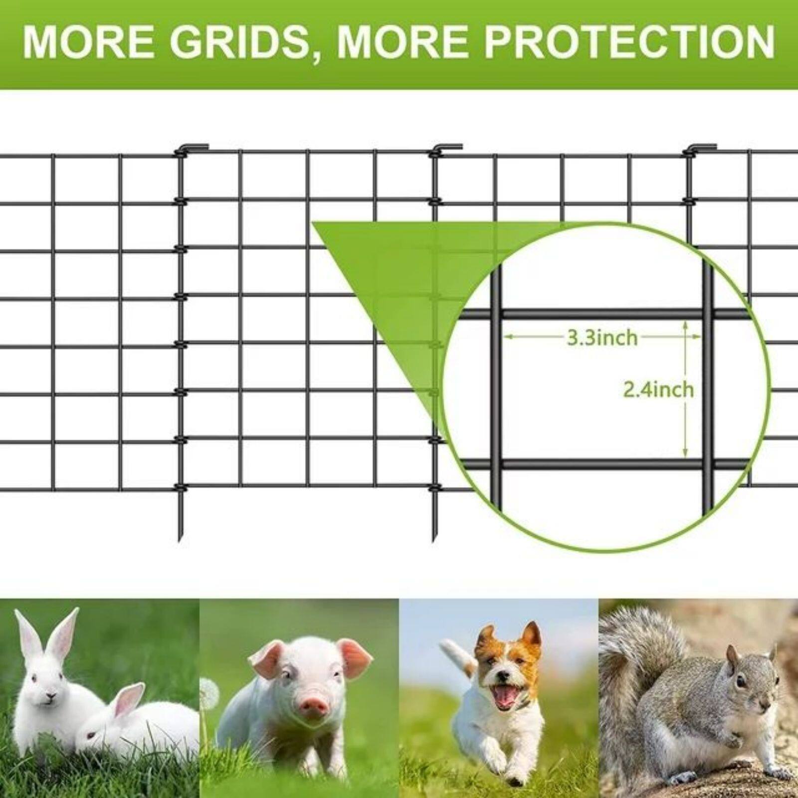 NEX&#x2122; Wide Animal Barrier with Rectangle Metal Wire, 19ct.