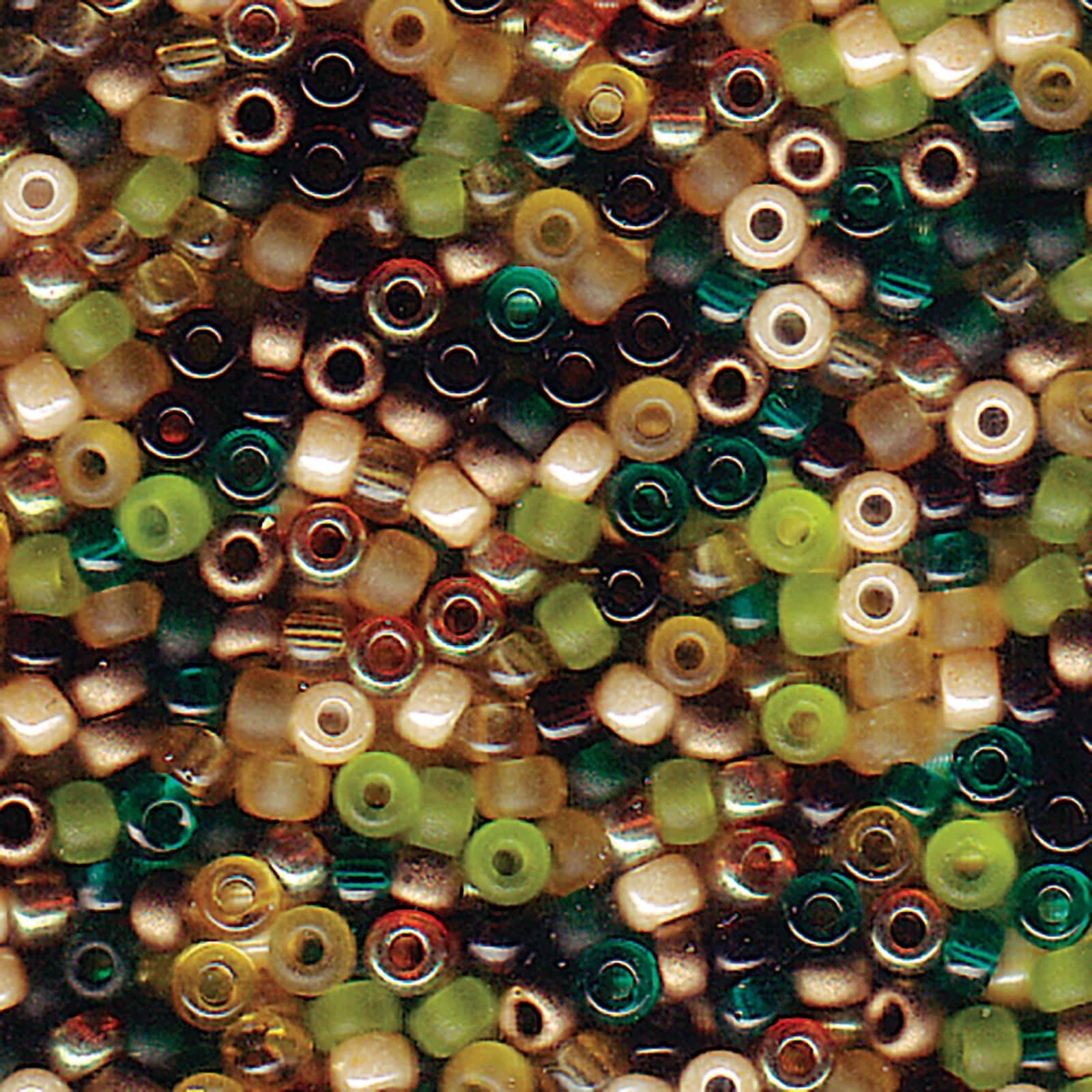 Miyuki® Glass Round Rocailles Mix Seed Beads, 8/0