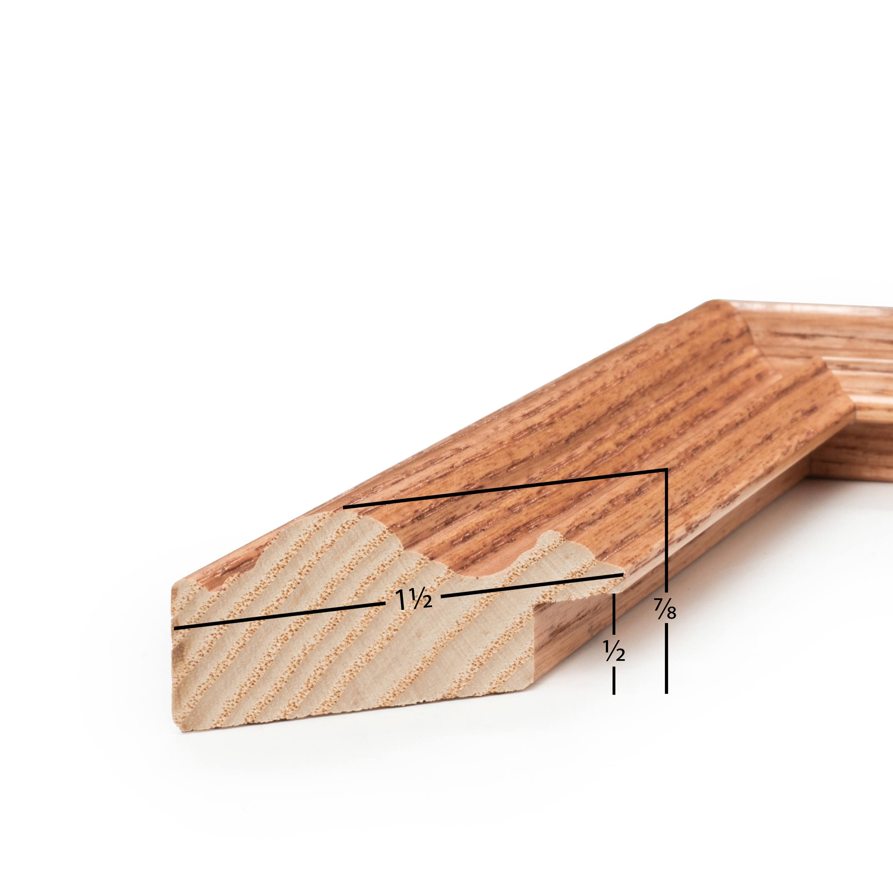 Frame USA Grande Honey Single Image Picture Frame