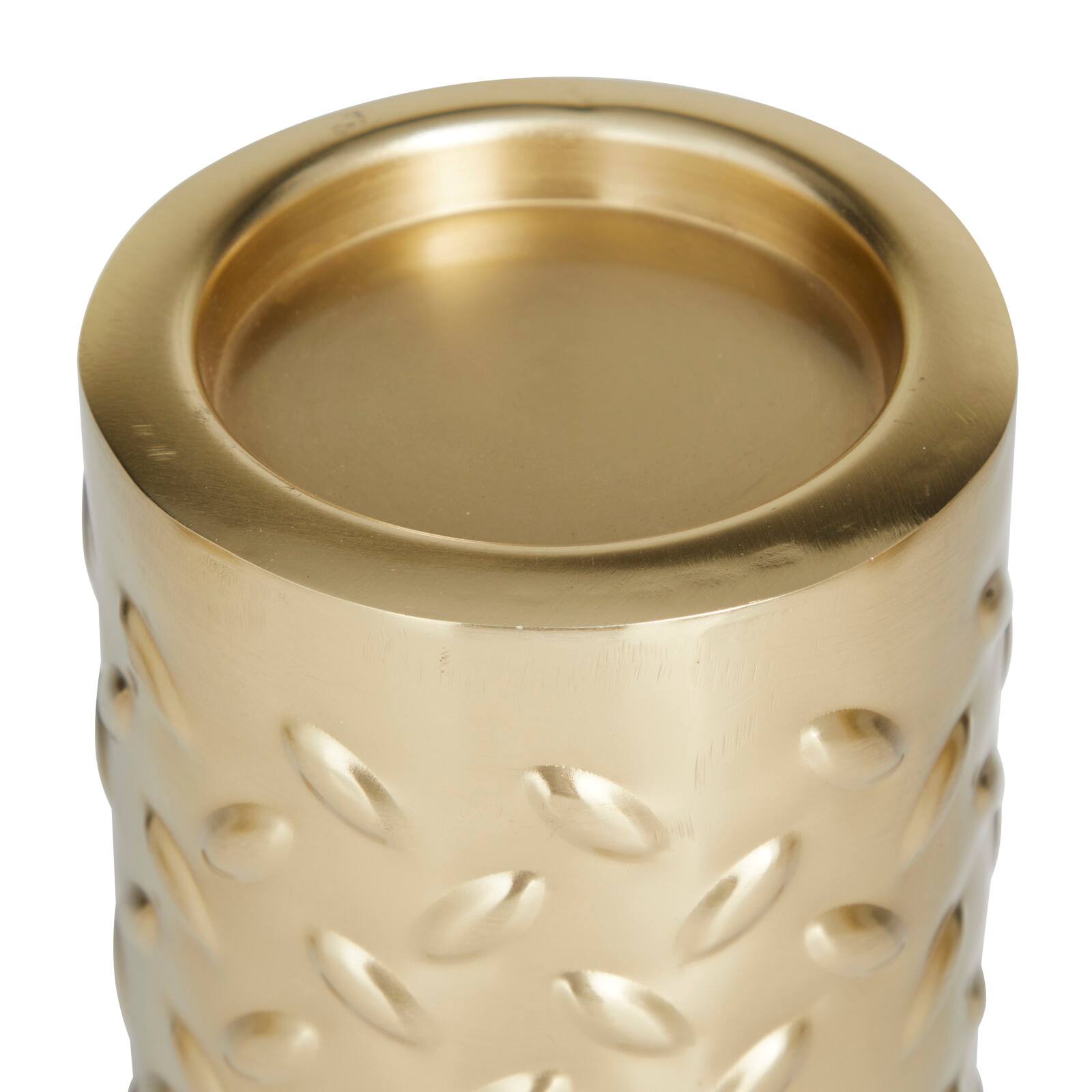 Gold Contemporary Candle Holder Set