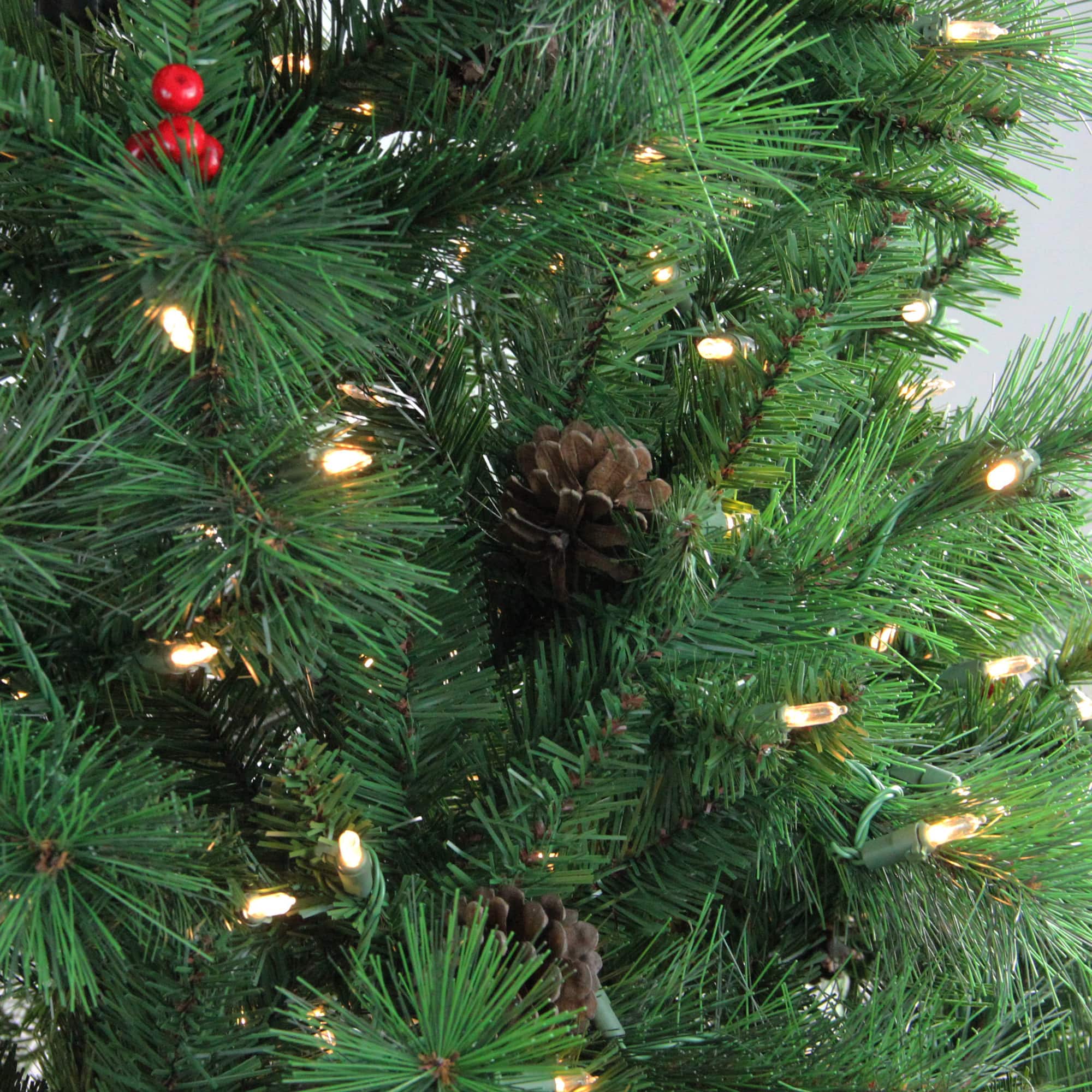 7.5ft. Pre-Lit Denali Mixed Pine Artificial Christmas Tree , Dual LED Lights
