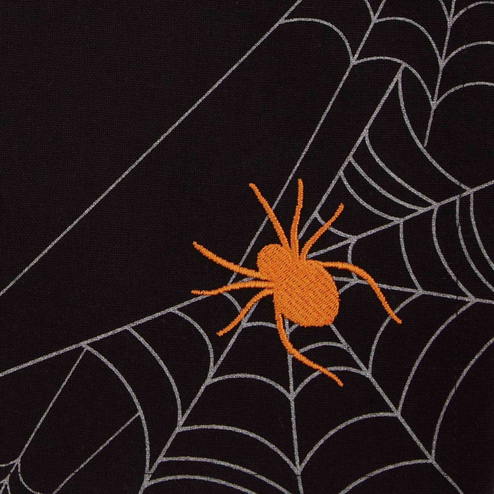 DII® Spooky Spiderweb Embellished Dinner Napkins, 4ct.