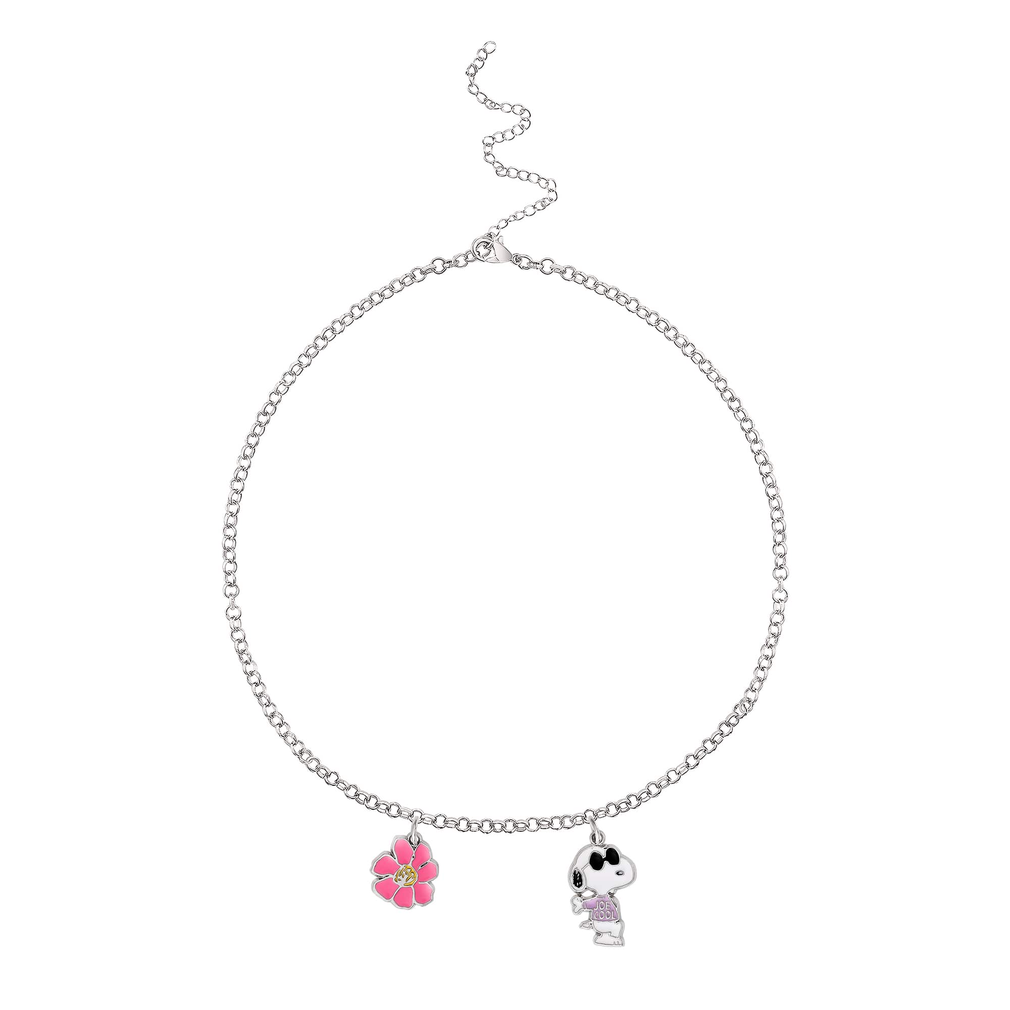 Peanuts® Snoopy Bling & Flower 2-Piece Charm Set