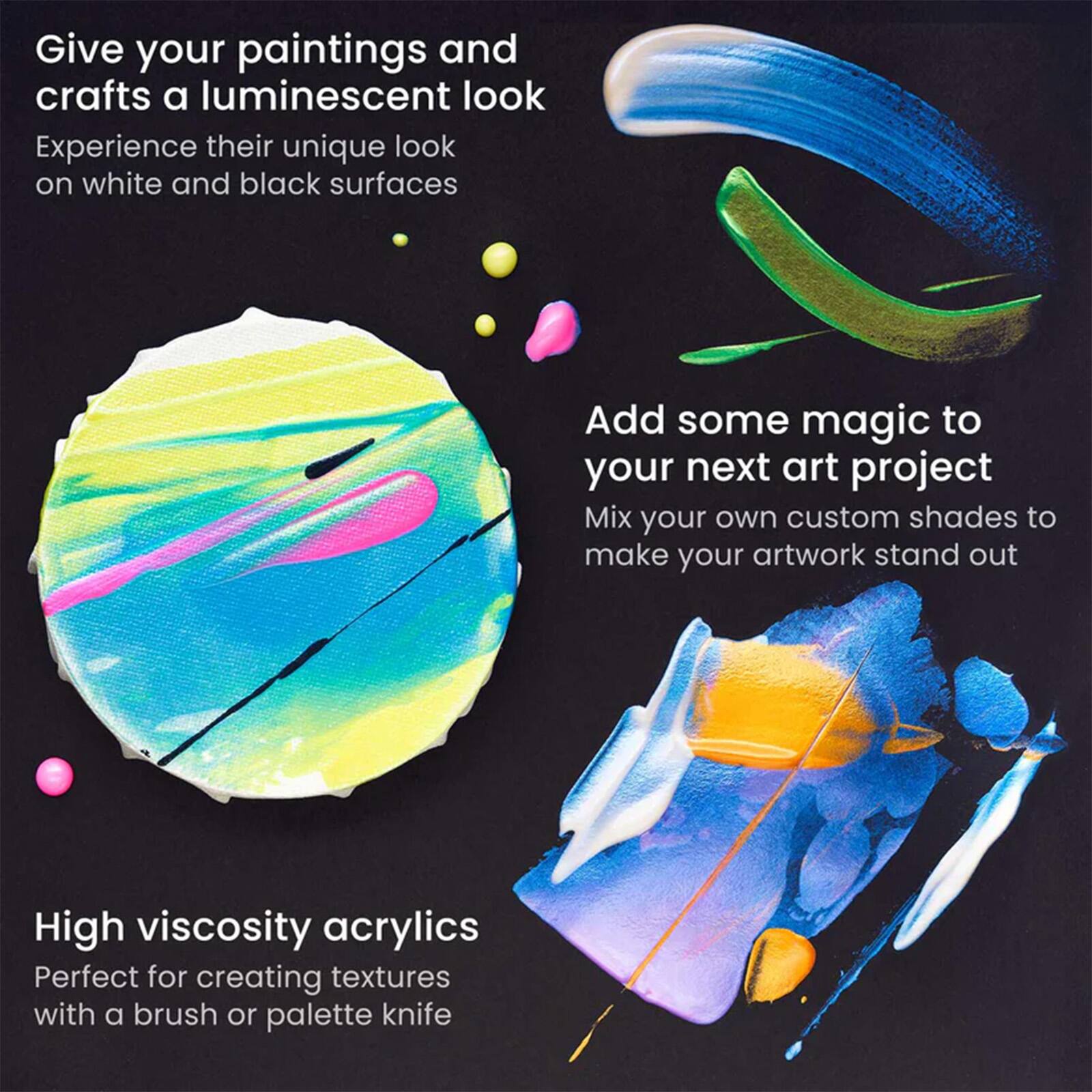Arteza&#xAE; Dreamer Tones Iridescent Acrylic Paint Set