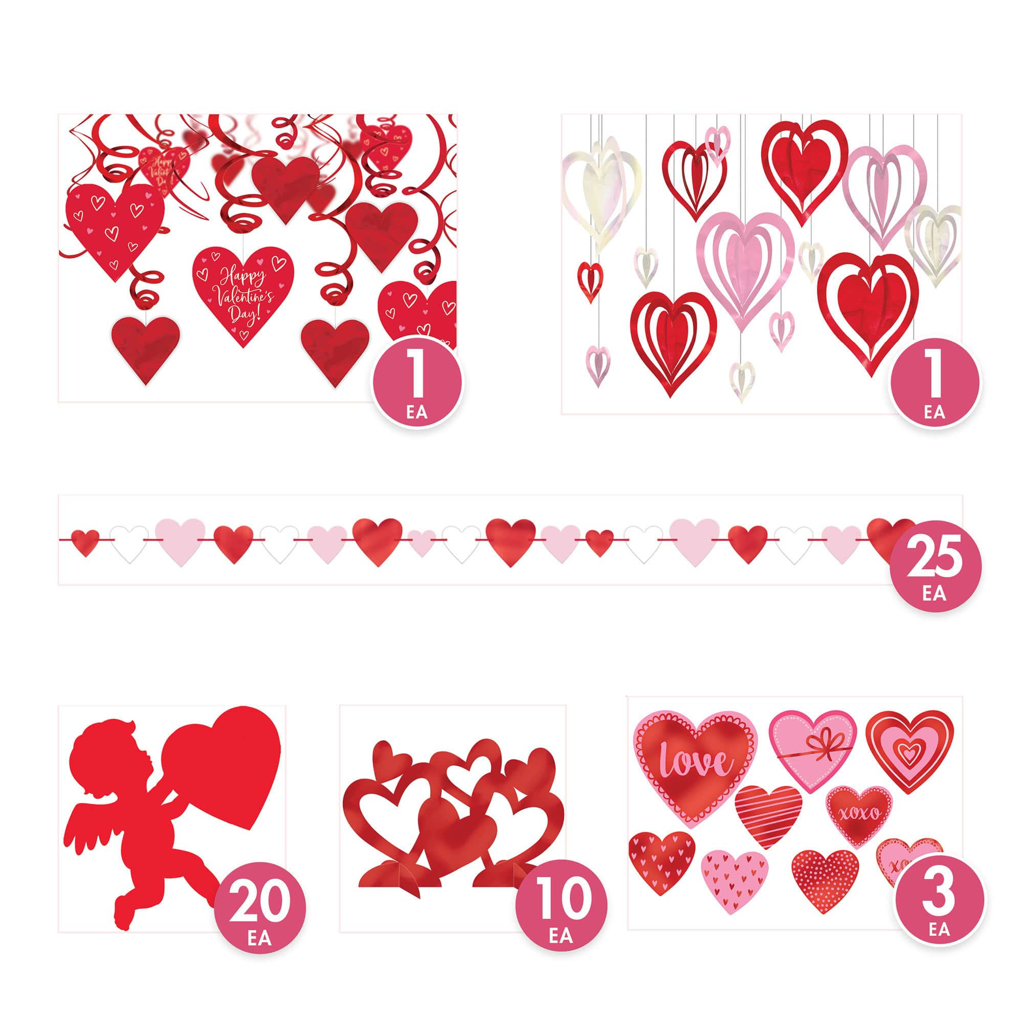 All in 1 Valentine&#x27;s Day Decoration Kit