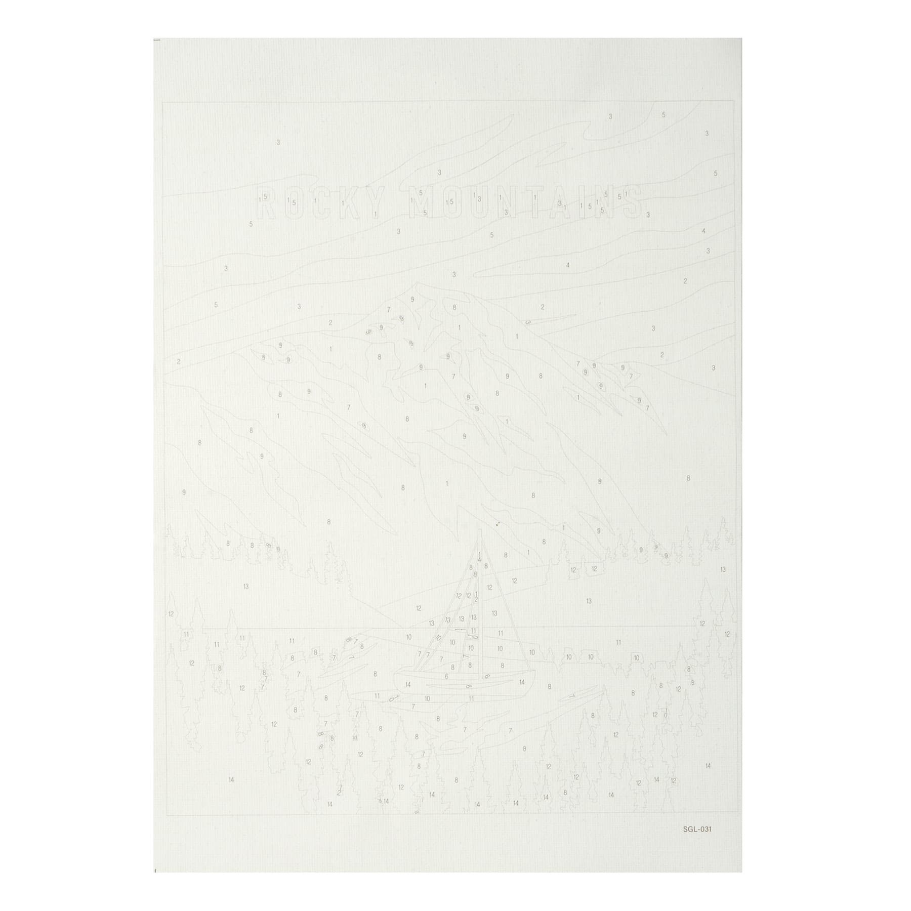 Rocky Mountains Paint-by-Number Kit by Artist's Loft®