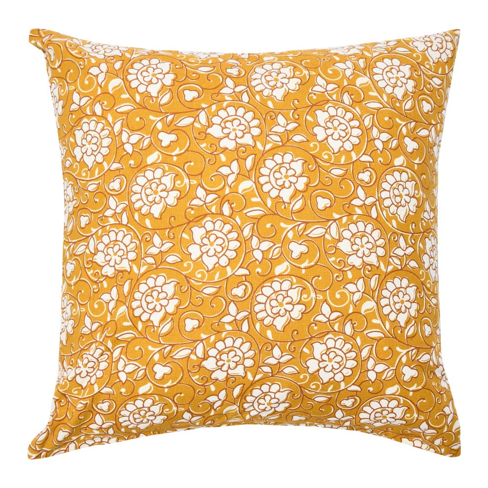 Hello Honey&#xAE; Yellow Floral Paisley Pillow Cover