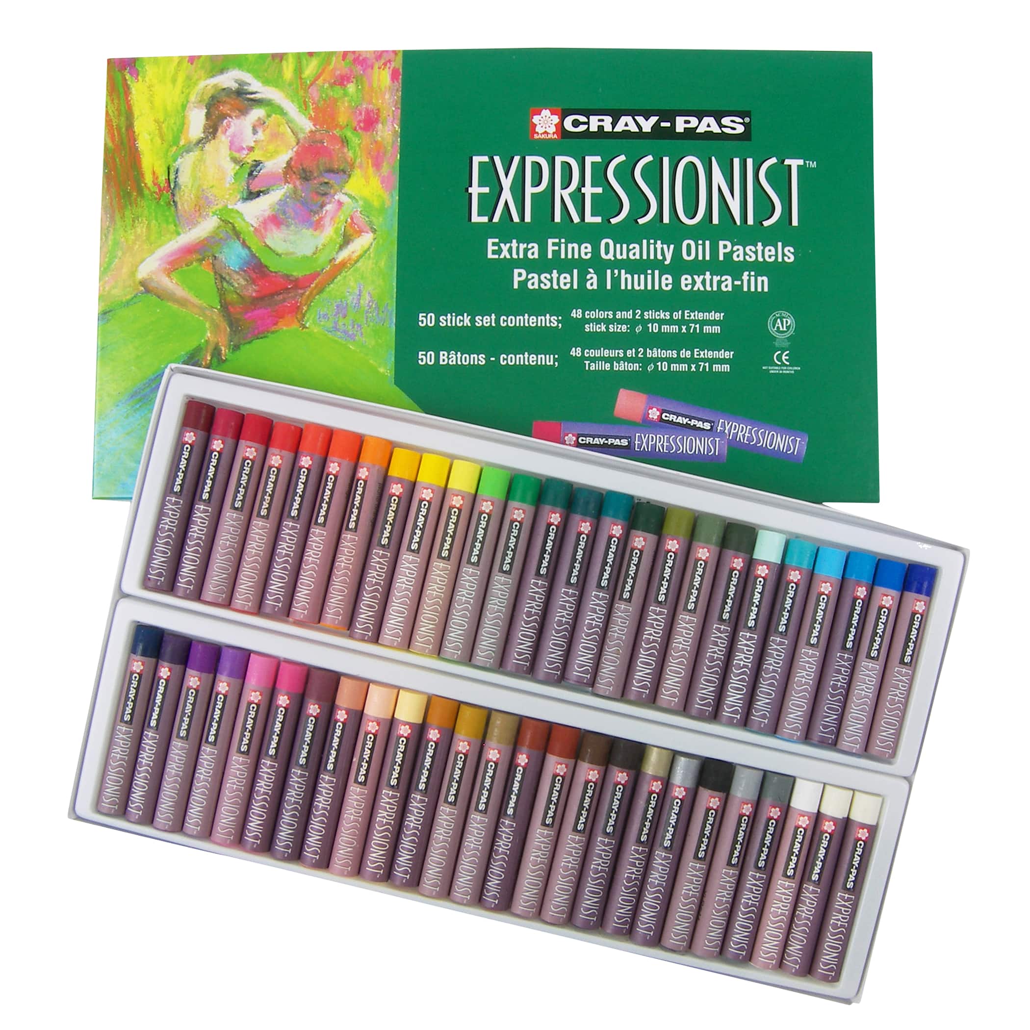 Cray-Pas&#xAE; Expressionist 50 Color Oil Pastel Set