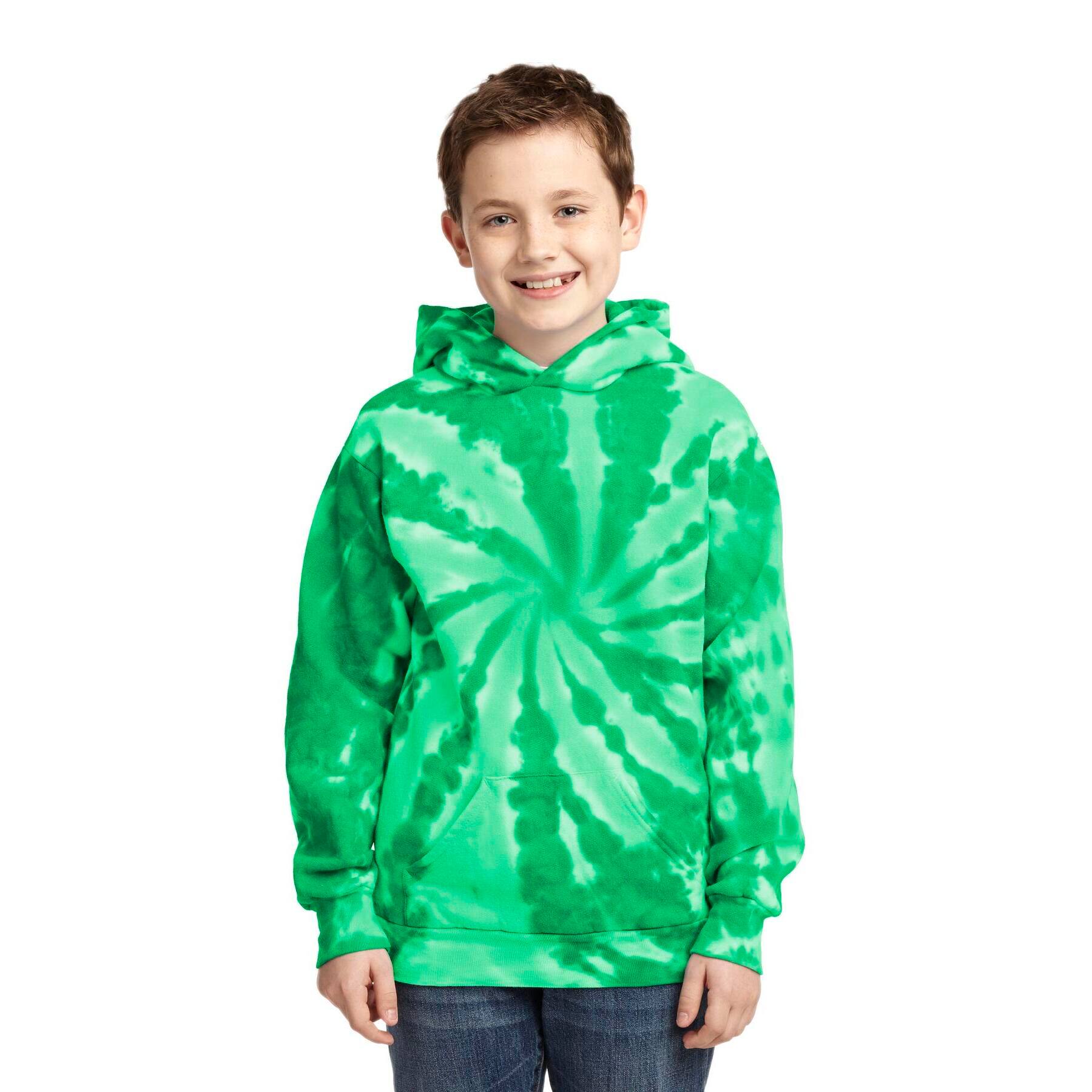 Port & Company® Youth Tie-Dye Pullover Hooded Sweatshirt