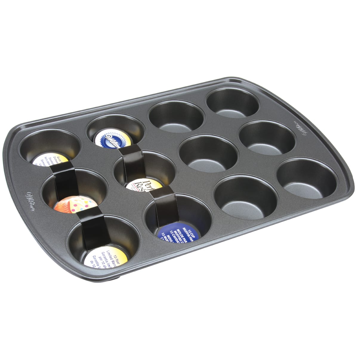Muffin Top Pan Perfect Results Premium Non-Stick Bakeware, 12-Cup - Wilton